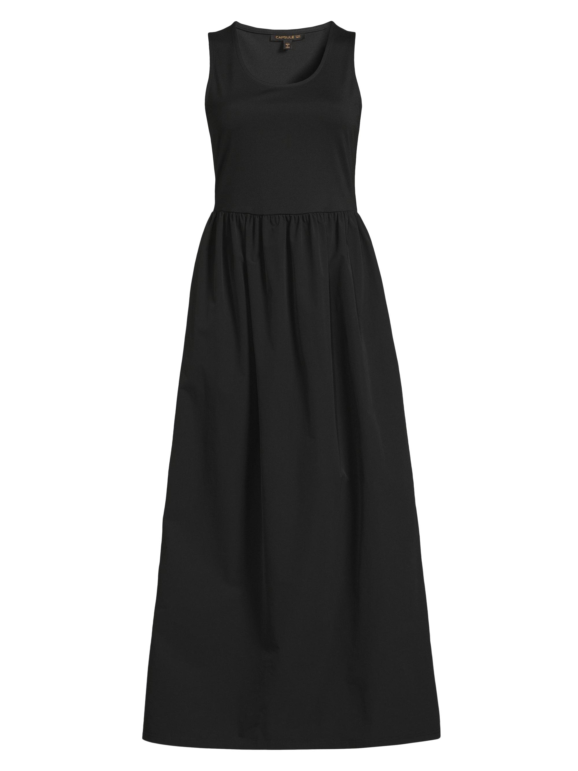 Capsule 121 Women's The Spot Sleeveless A-Line Midi-Dress - Black