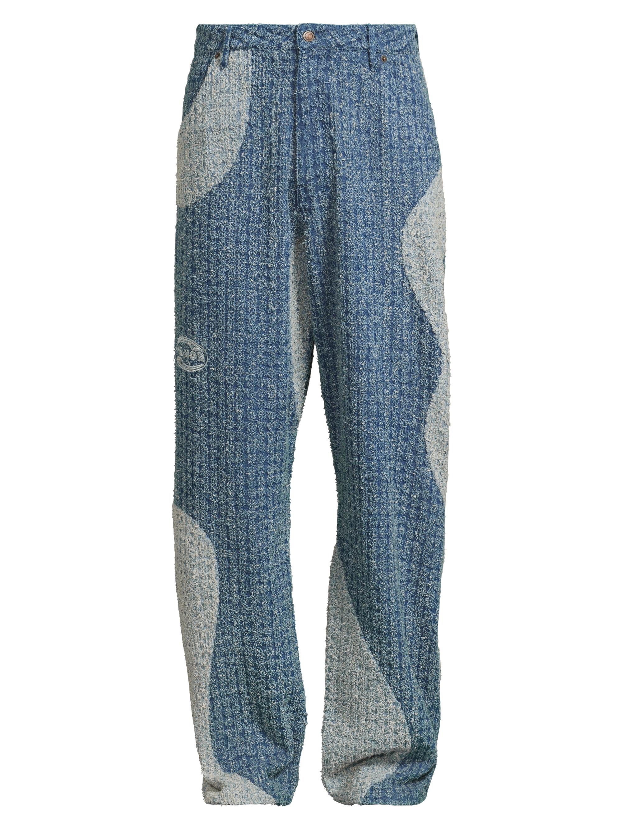 Honor The Gift Men's Groove Patchwork Cotton Pants - Navy