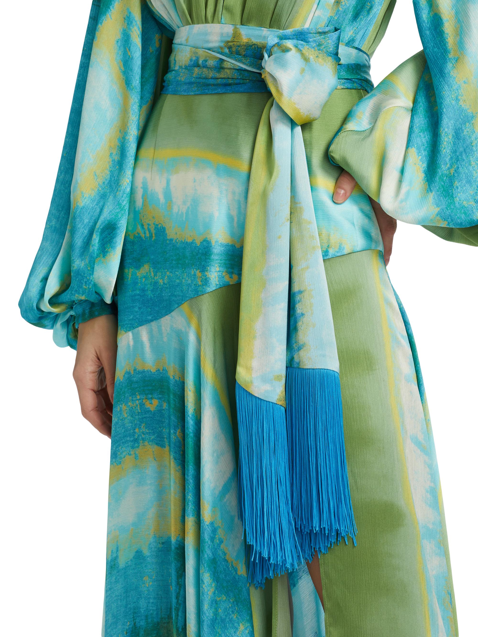 chinese dress ladies Carmen Wrap Maxi Dress