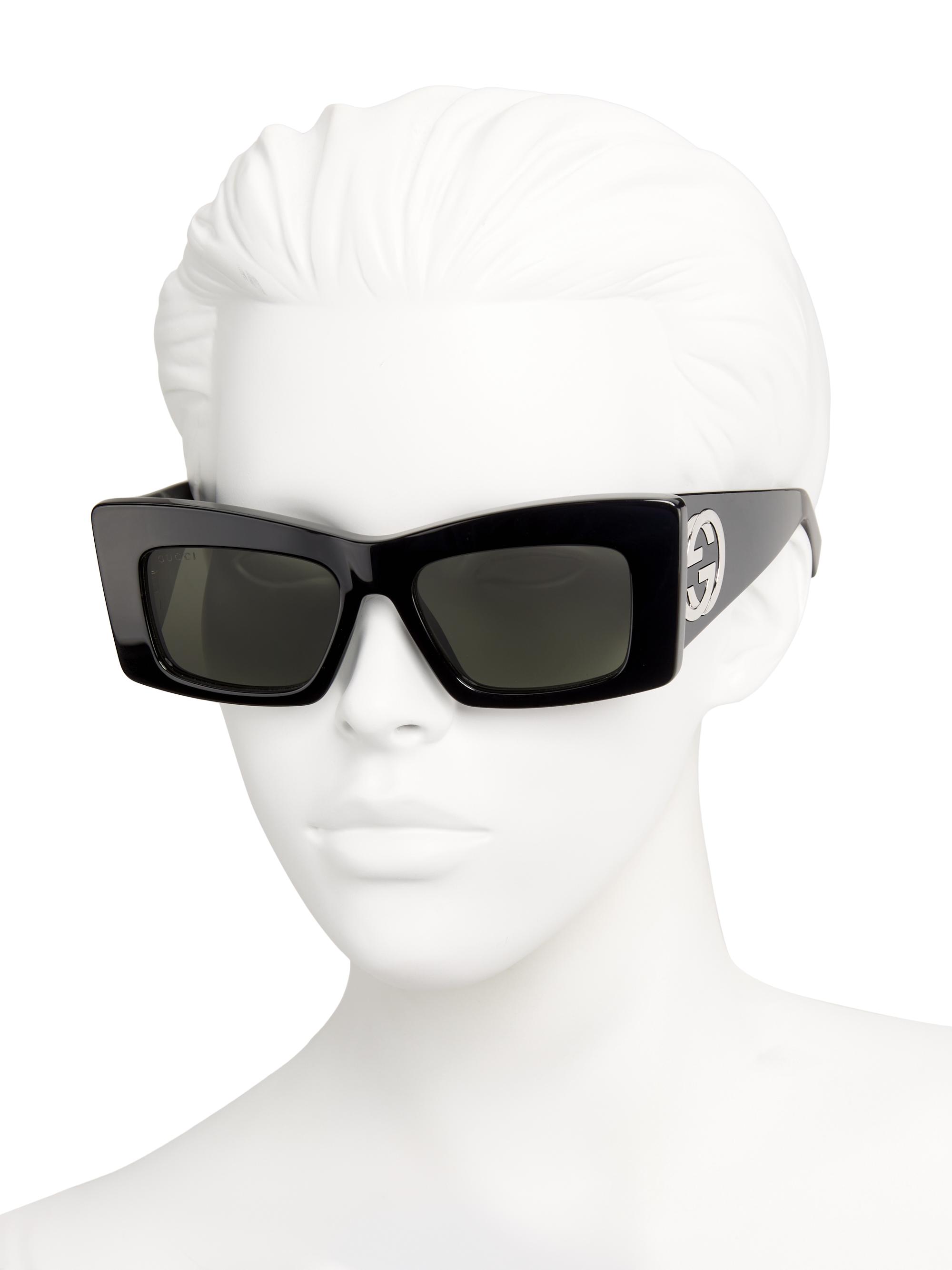 Gucci 53MM Square Sunglasses | Saks Fifth Avenue