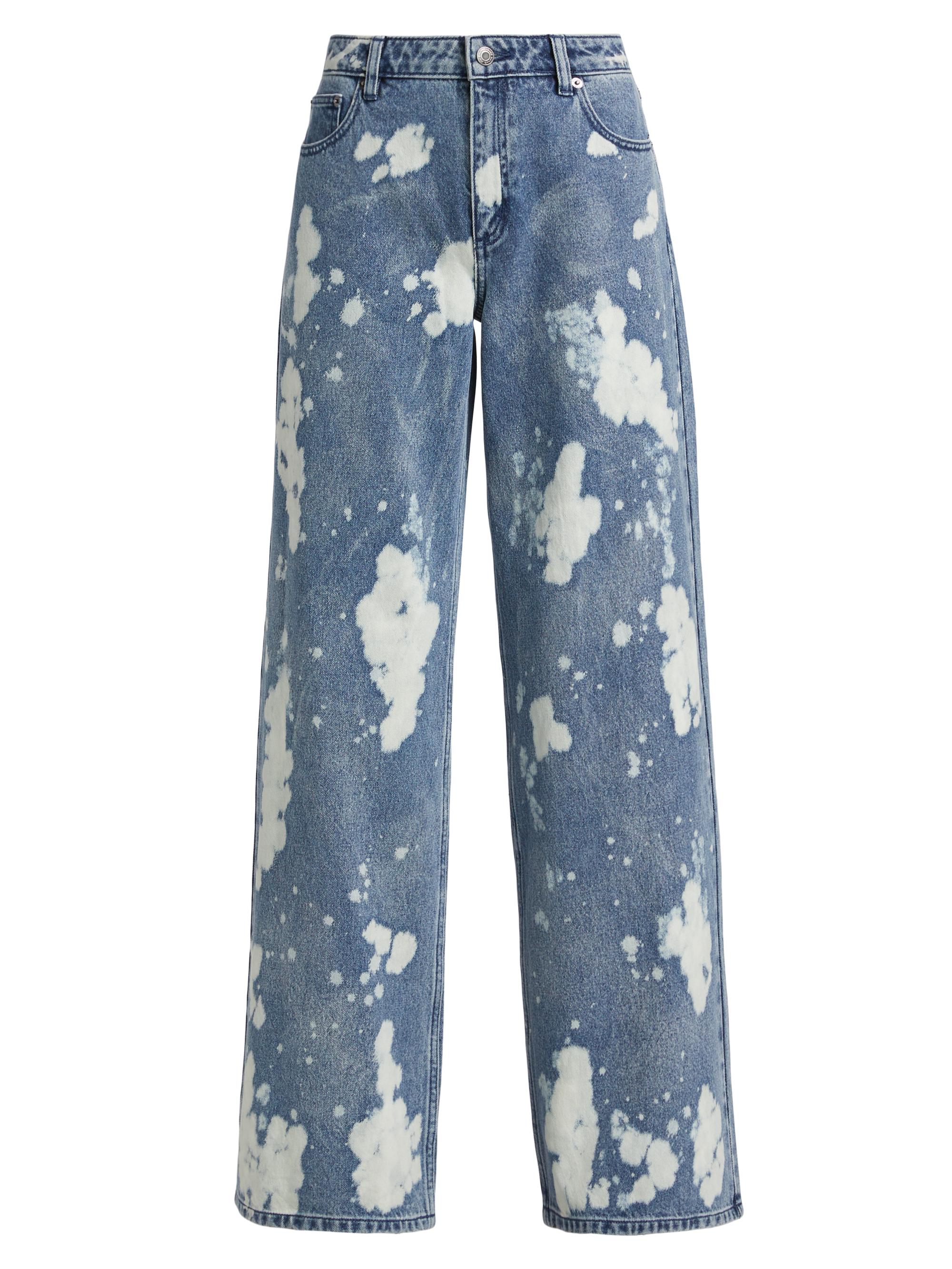 MICHAEL Michael Kors Women's Relaxed Wide-Leg Jeans - Union Wash