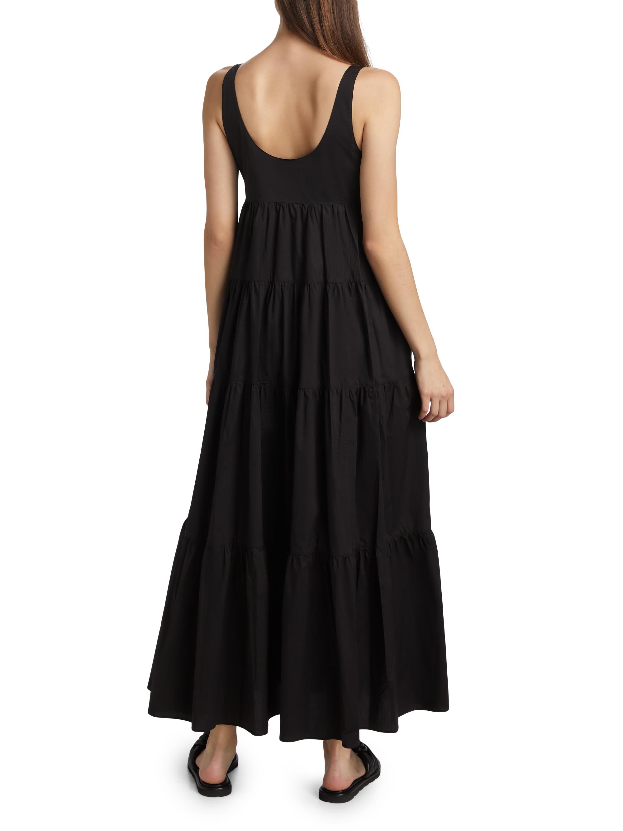 MICHAEL Michael Kors Cotton Empire-Waist Tiered Maxi Dress | Saks Fifth  Avenue