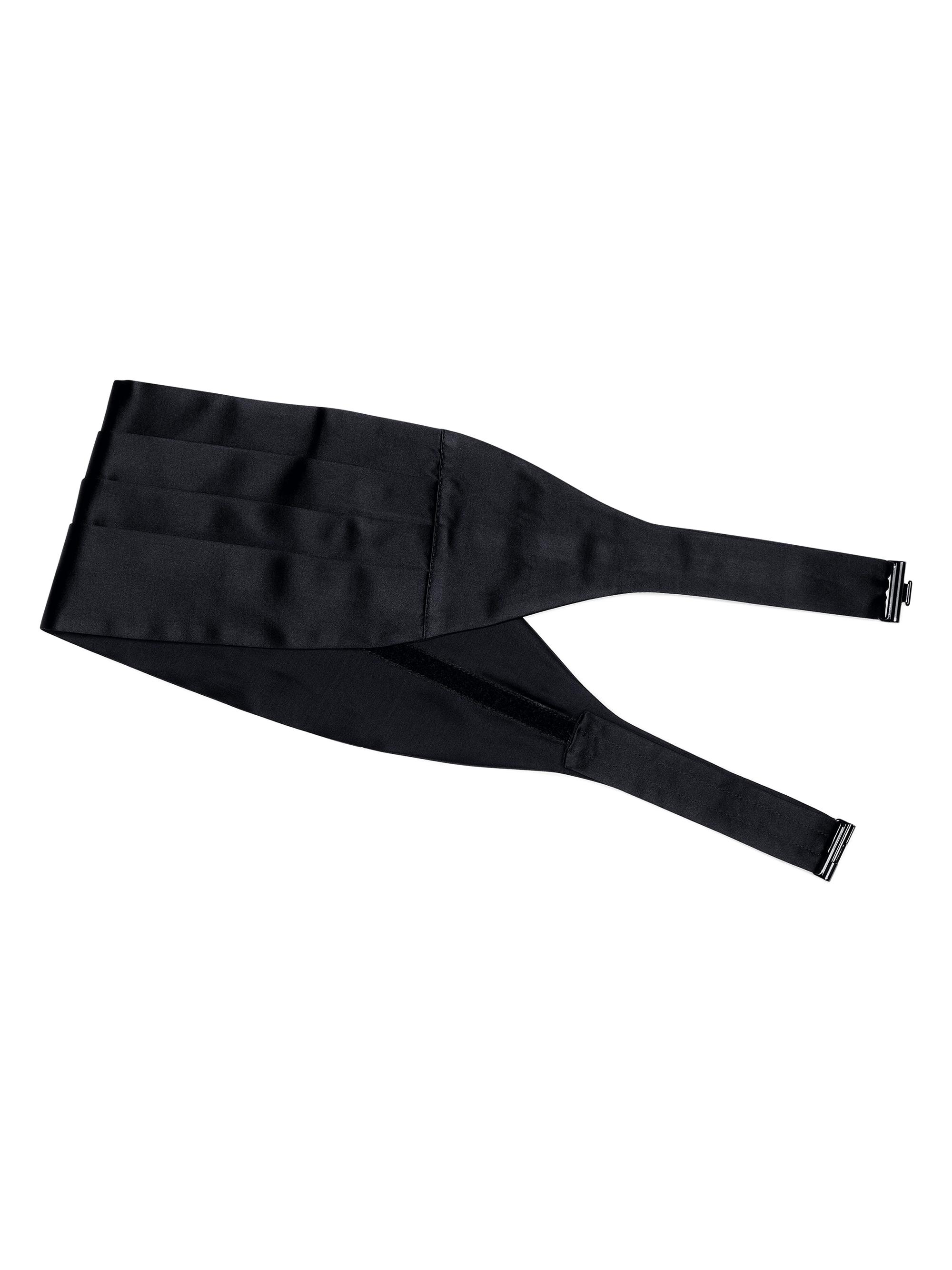 Brunello Cucinelli Men's Silk and Cotton Satin Cummerbund - Black