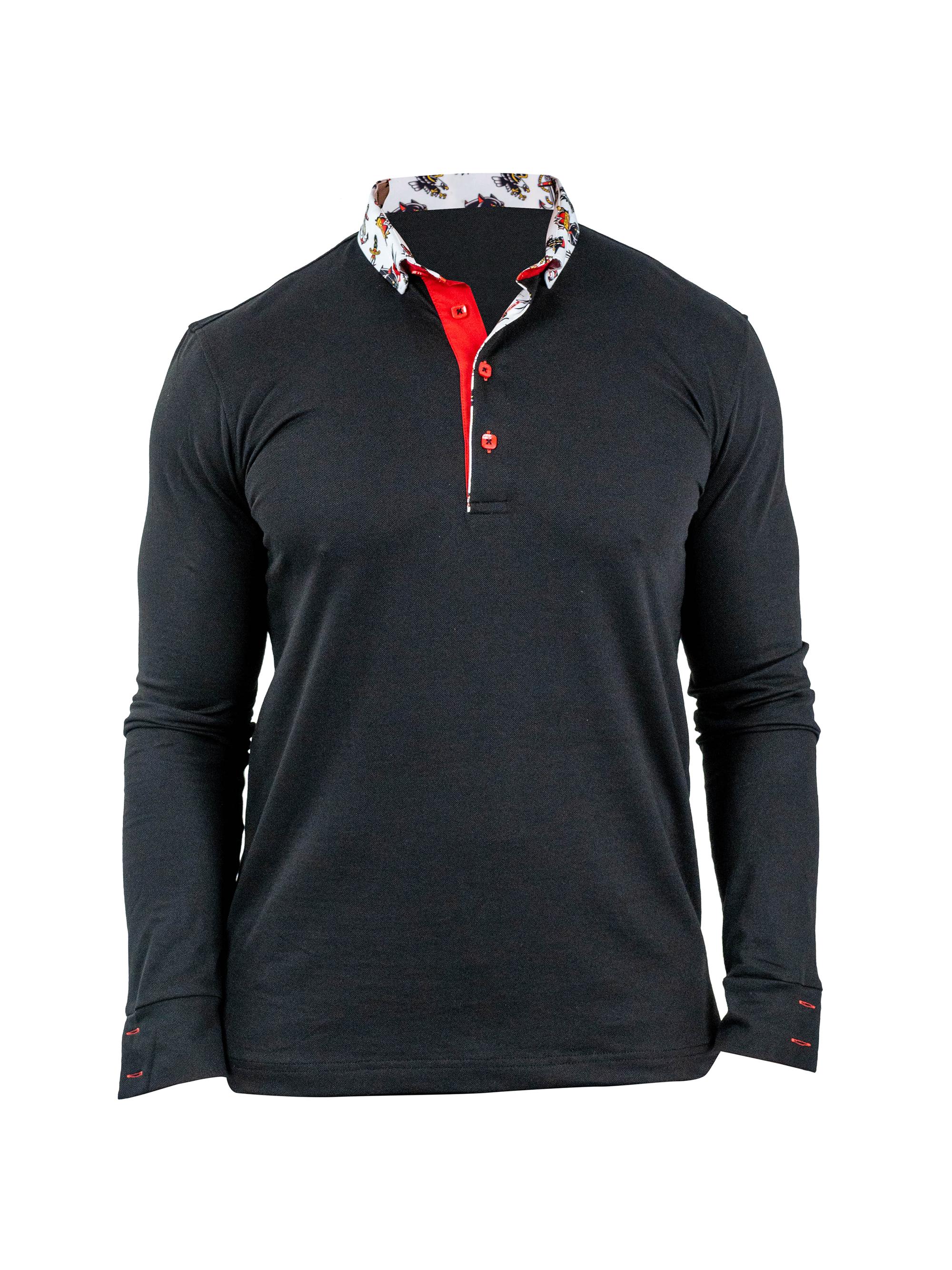 Maceoo Men's Newton Polo Shirt - Black