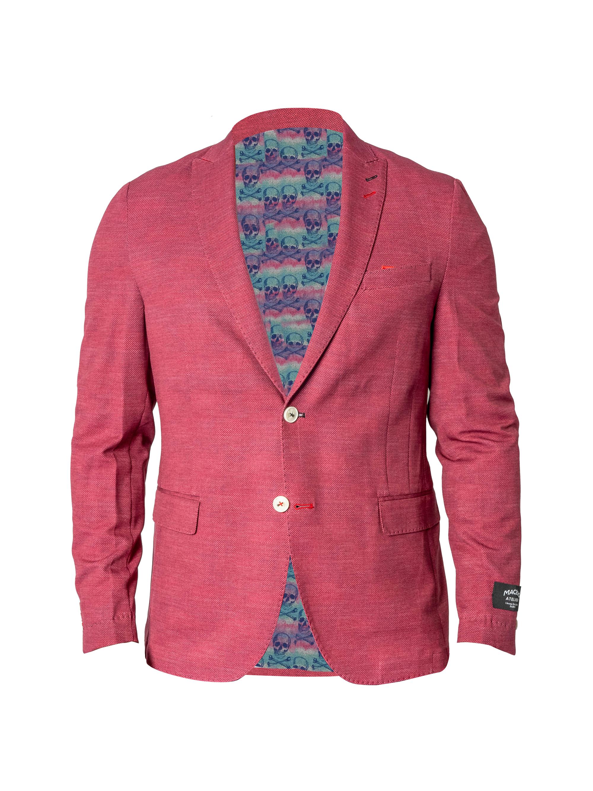 Maceoo Men's Unconstructed Descartes Blazer - Red