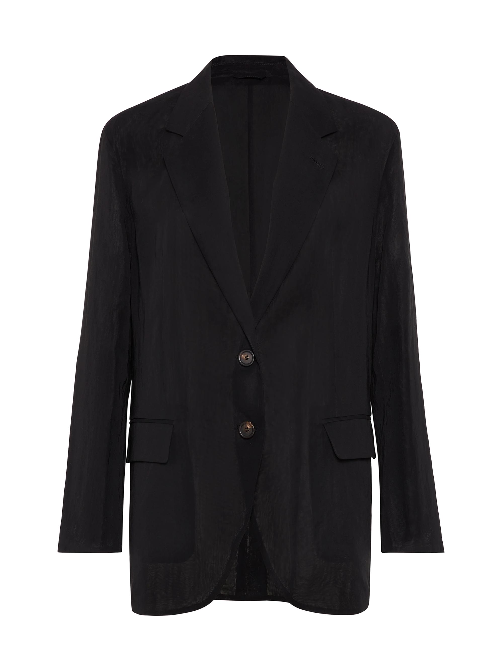 Brunello Cucinelli Women's Cotton Organza Blazer - Black