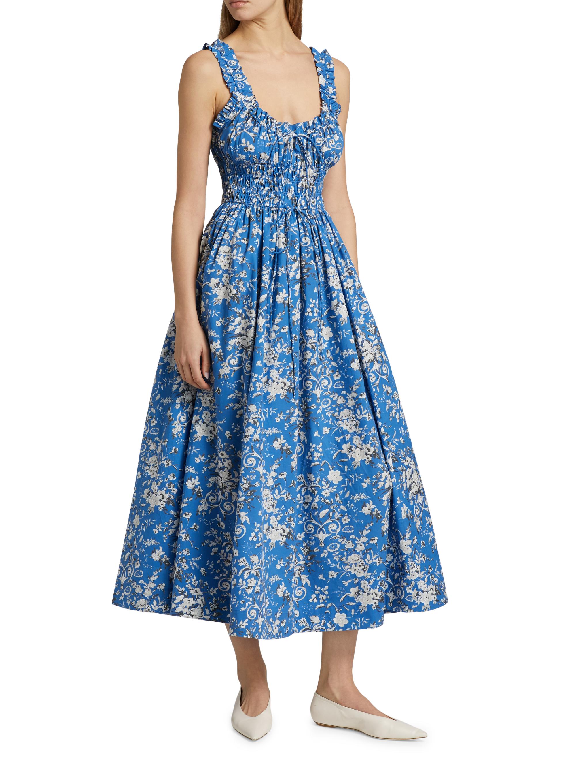 white christmas dresses 40s Novelty Print Cotton Dress