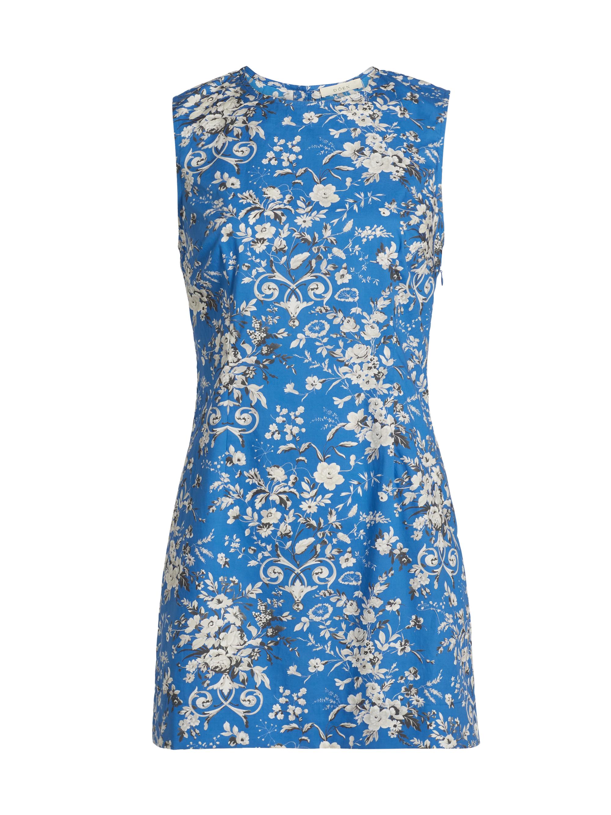 DÔEN Adele Floral Cotton Minidress | Saks Fifth Avenue