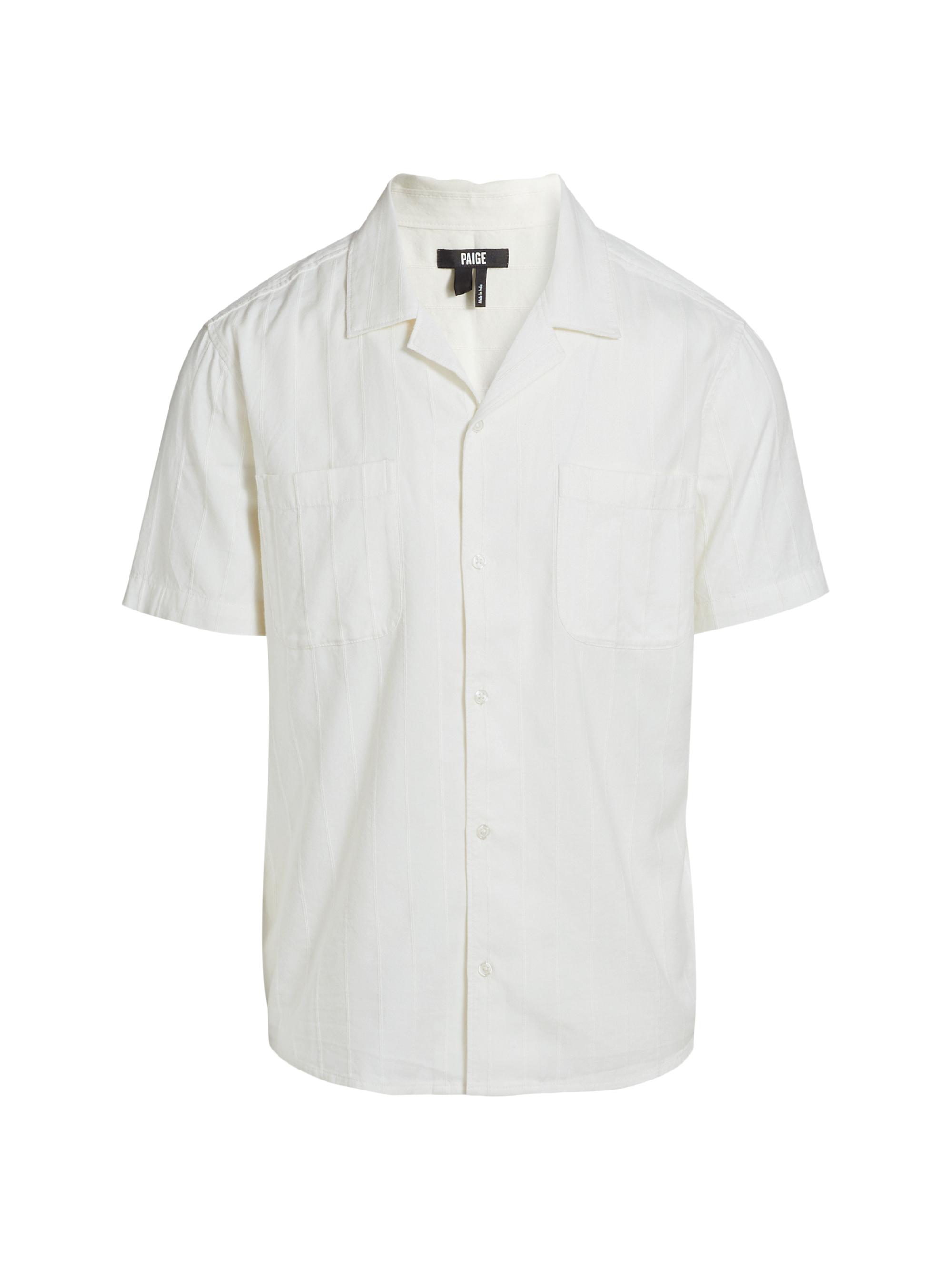 Paige Men's Jacobson Camp Shirt - Varnished