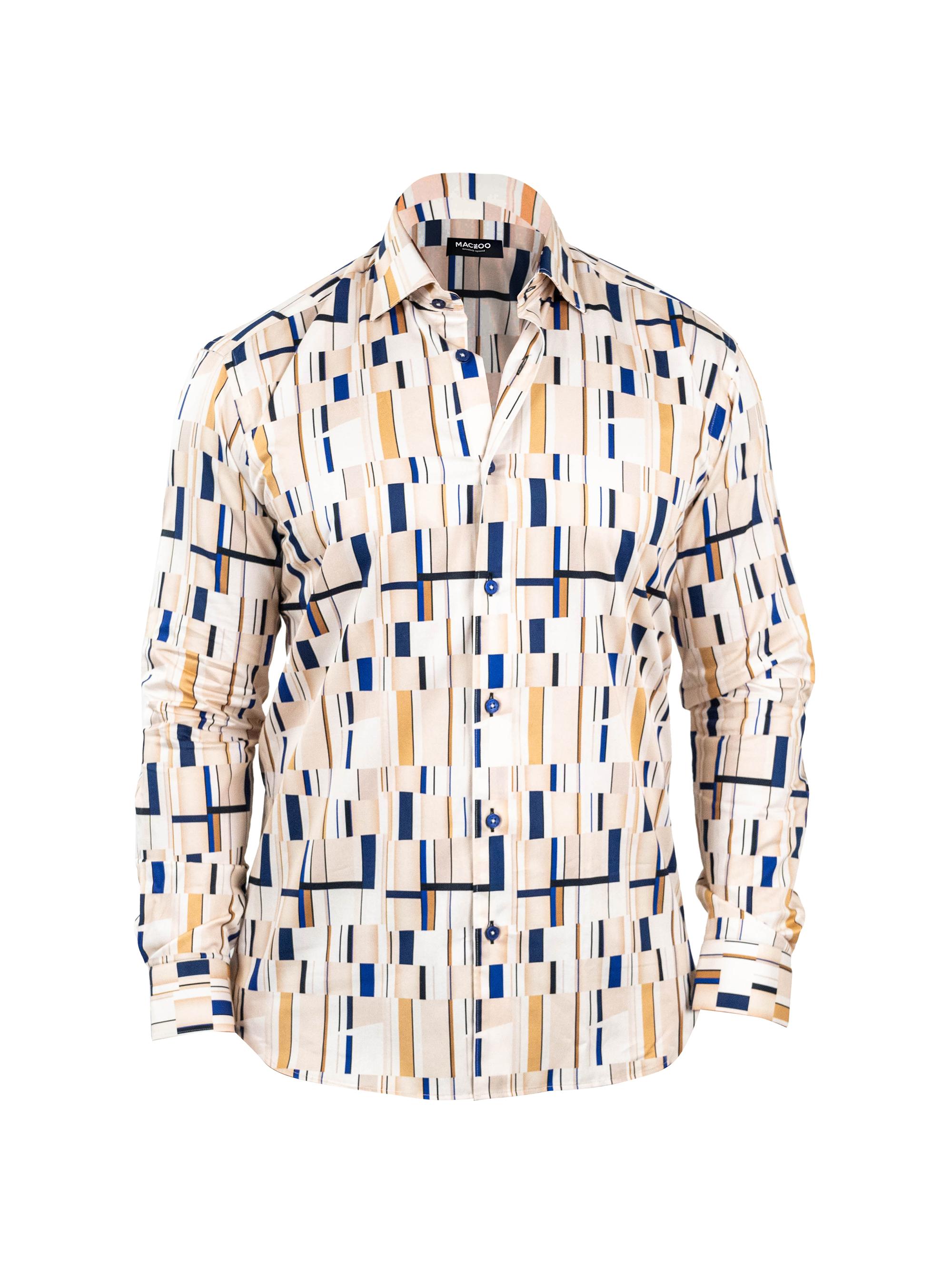 Maceoo Men's Fibonacci Shirt - Mulricolored