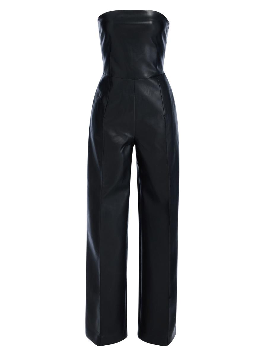 Ser.o.ya Zoe Leather Jumpsuit | Saks Fifth Avenue