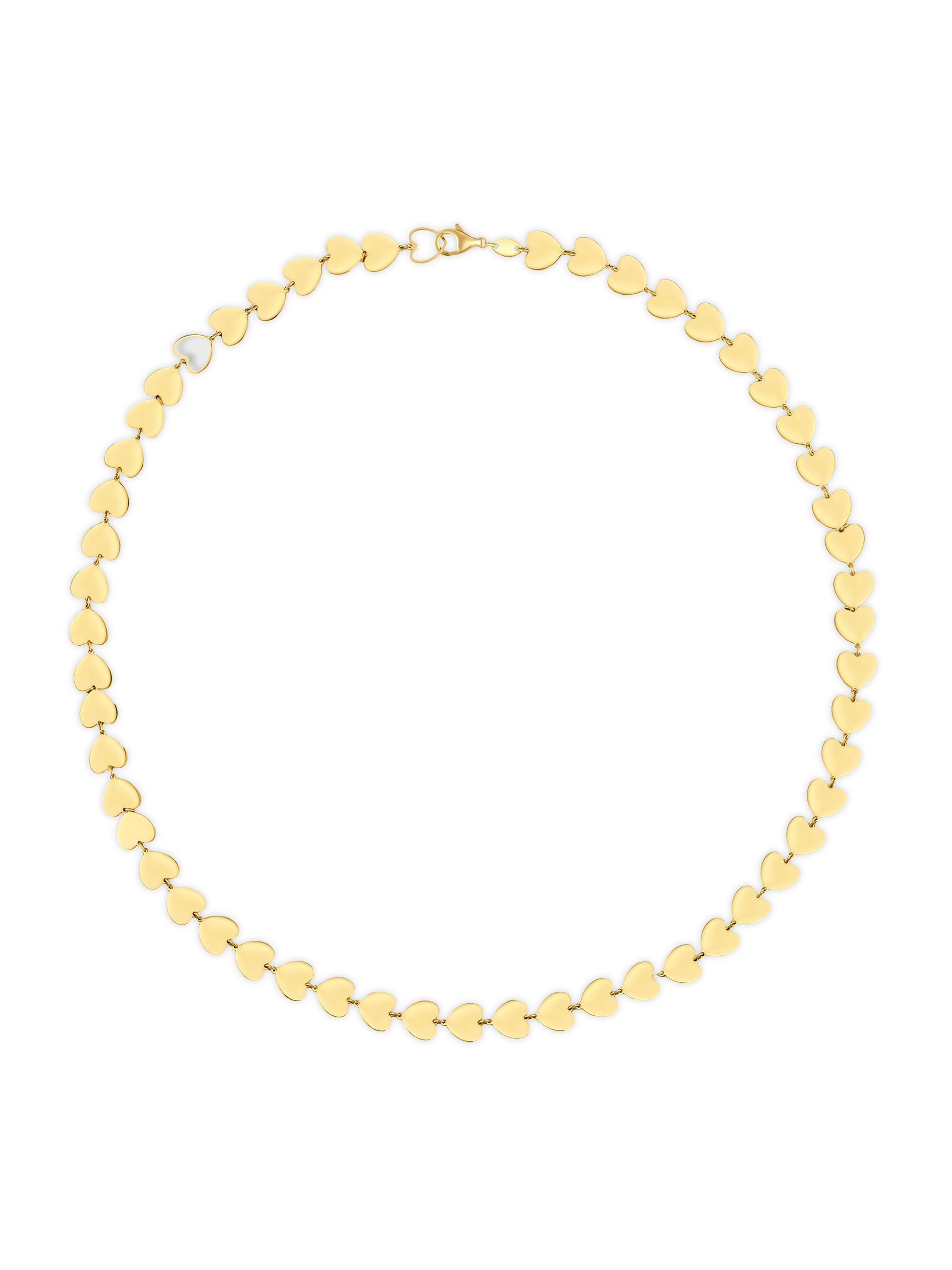 Jia Jia Women's Love 14K Yellow Gold Heart Necklace - Gold