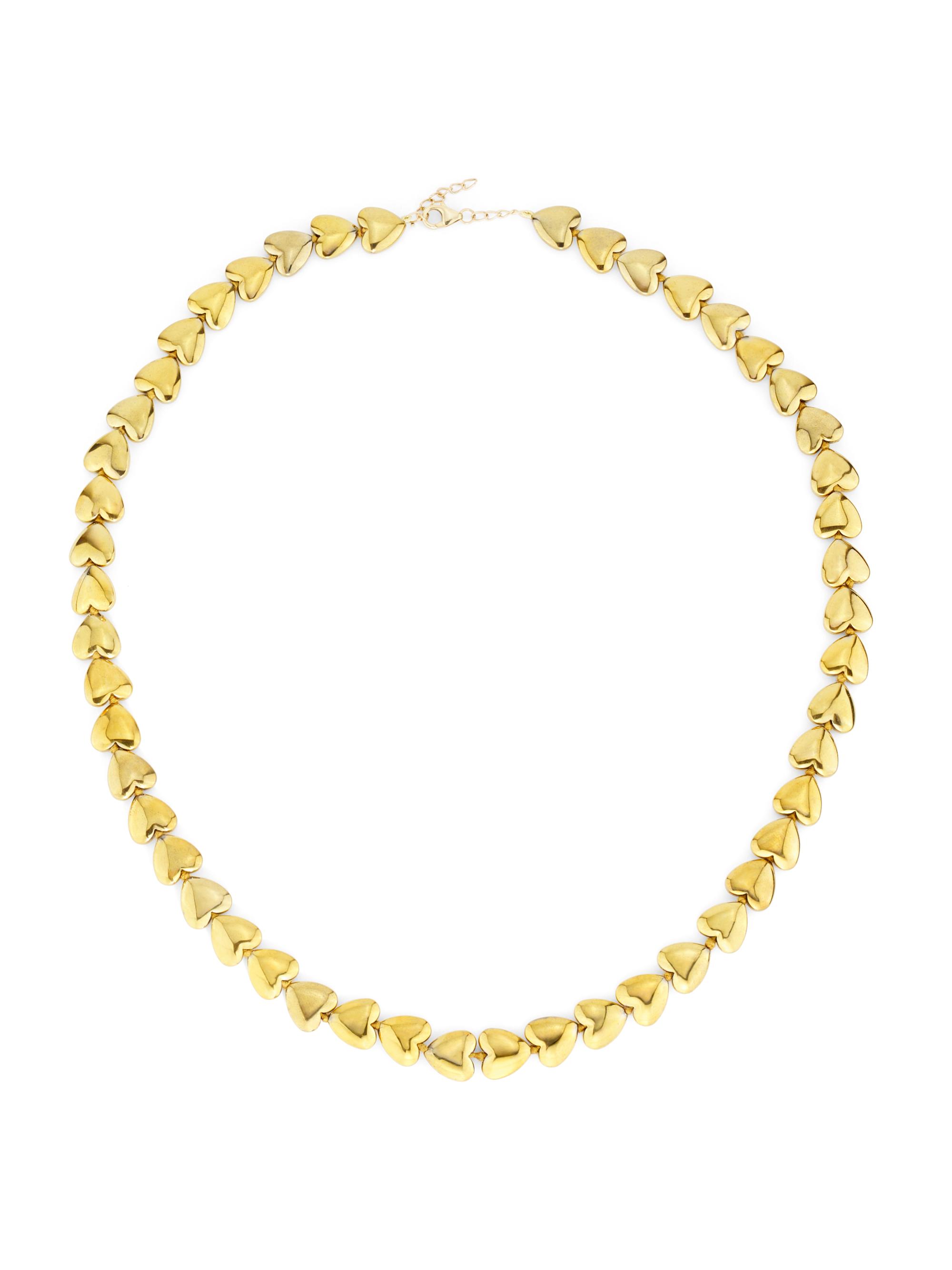 Jia Jia Women's Golden Heart 14K Yellow Gold Necklace - Gold