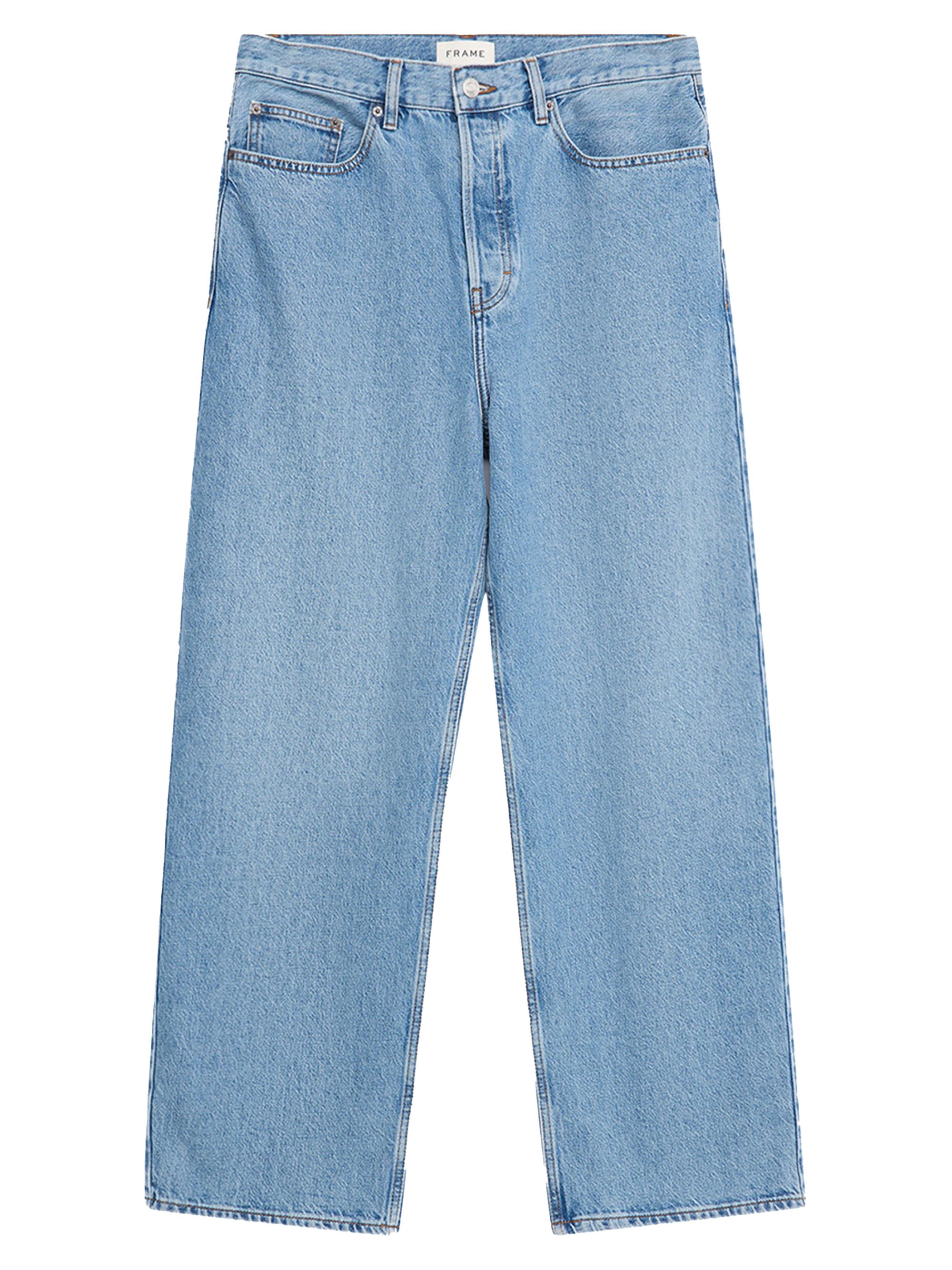 Frame Men's Five-Pocket Cotton Baggy Jeans - Bonair Light