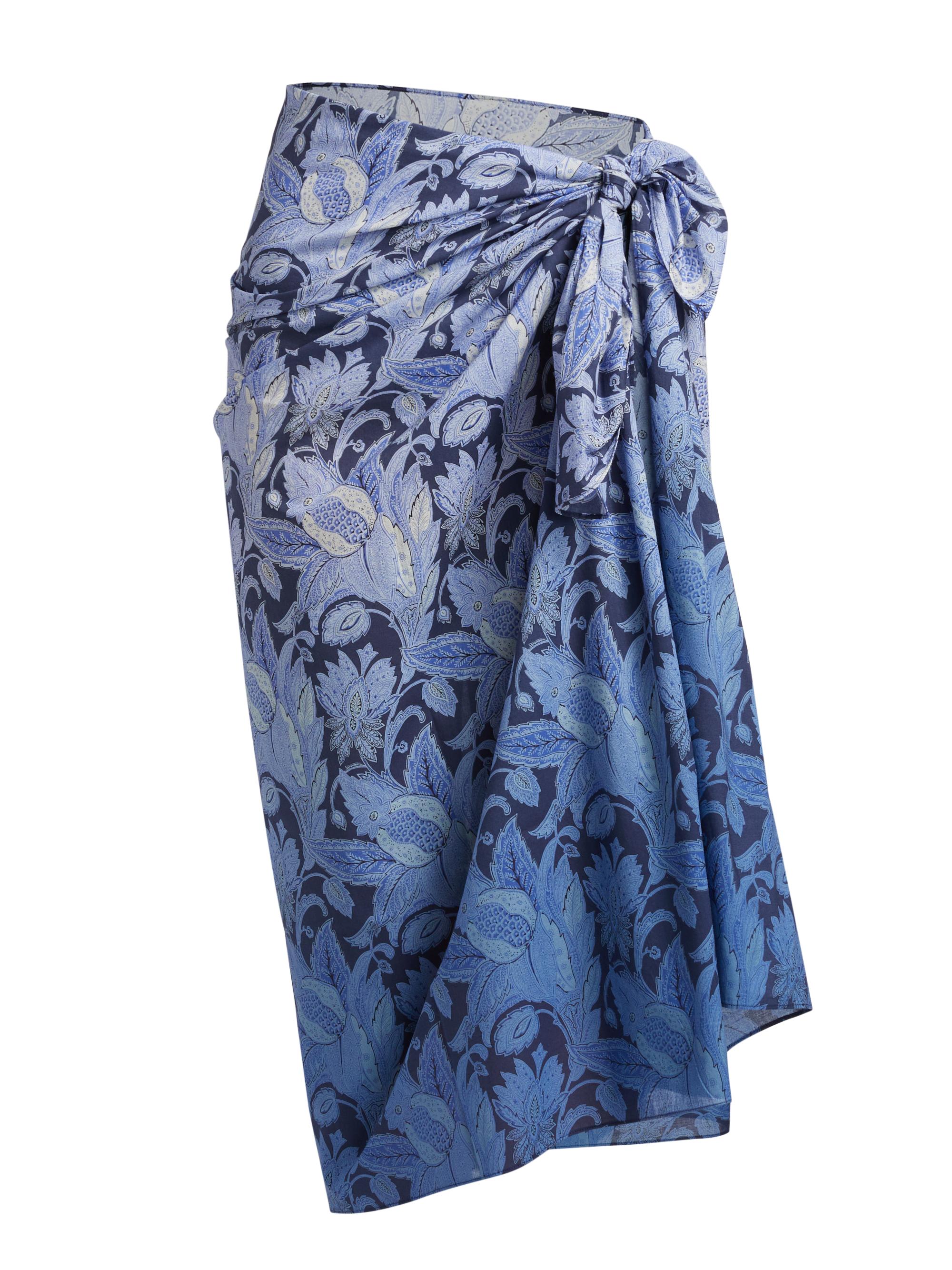 Kobi Halperin Women's York Ivy Garden-Printed Cotton Voile Pareo - Indigo Multi