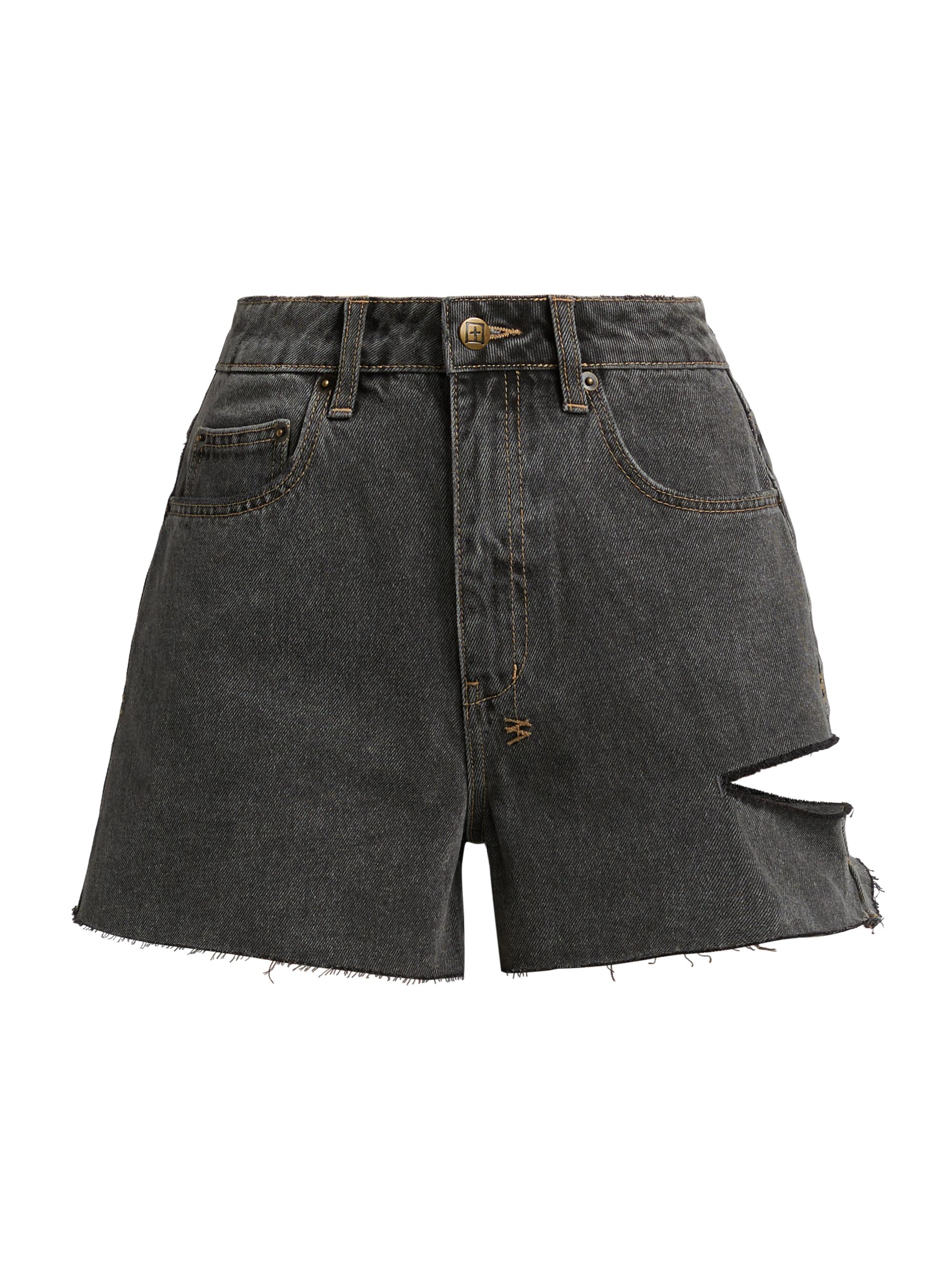 Ksubi Women's Safe In Heaven Rise N High Shorts - Black