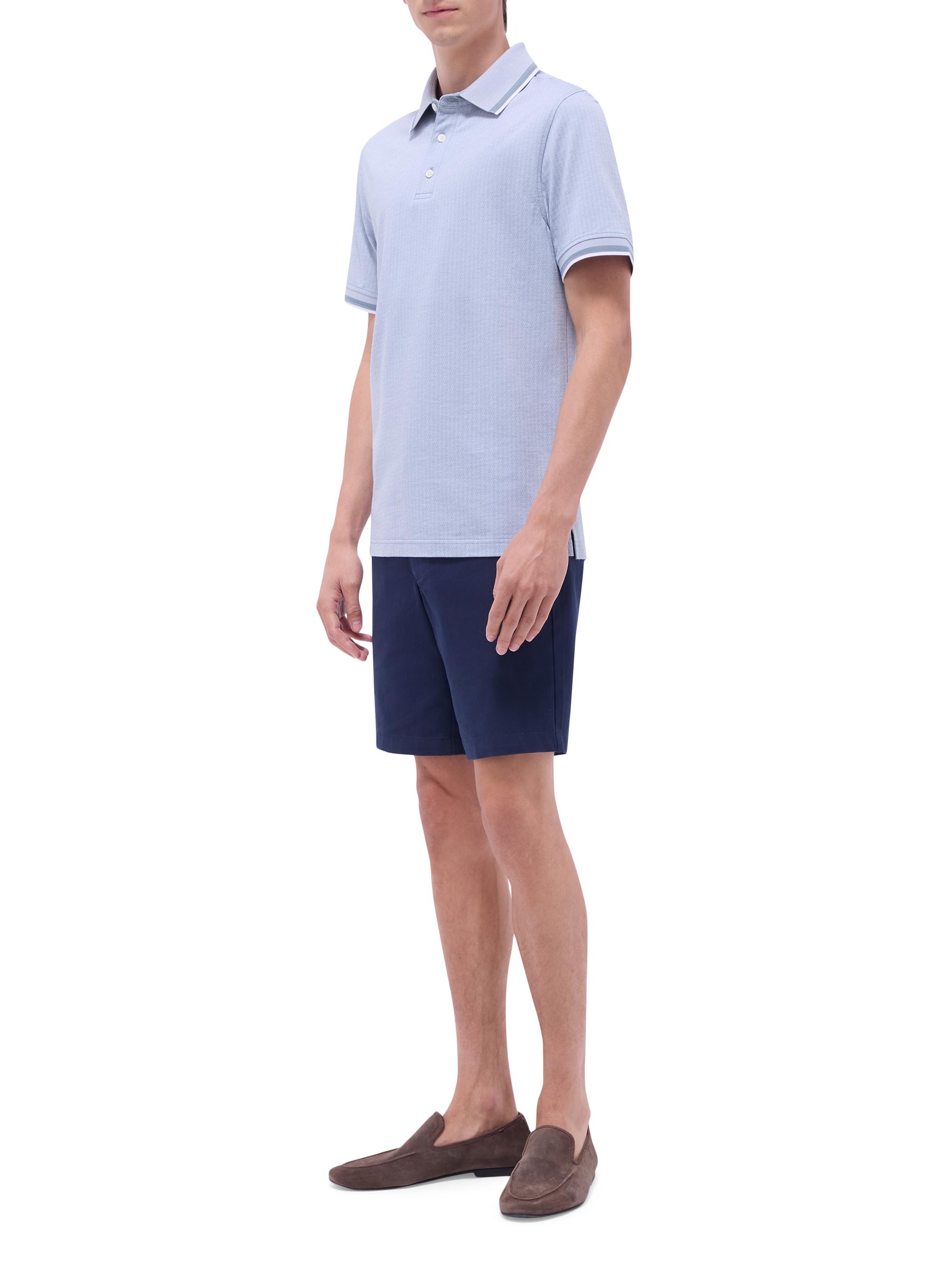 Bugatchi Men's Three-Button Polo Shirt - Shark