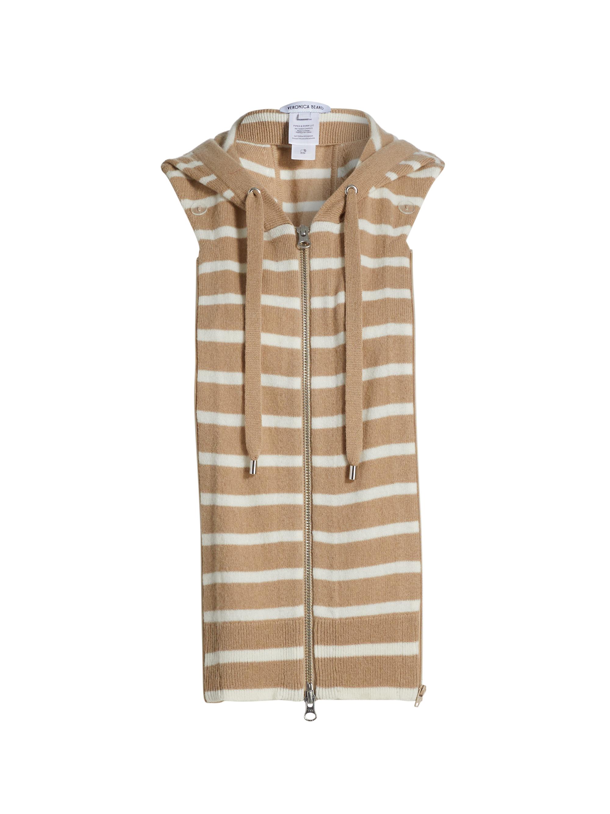 Veronica Beard Women's Wool-Cashmere Hooded Dickey - Sand