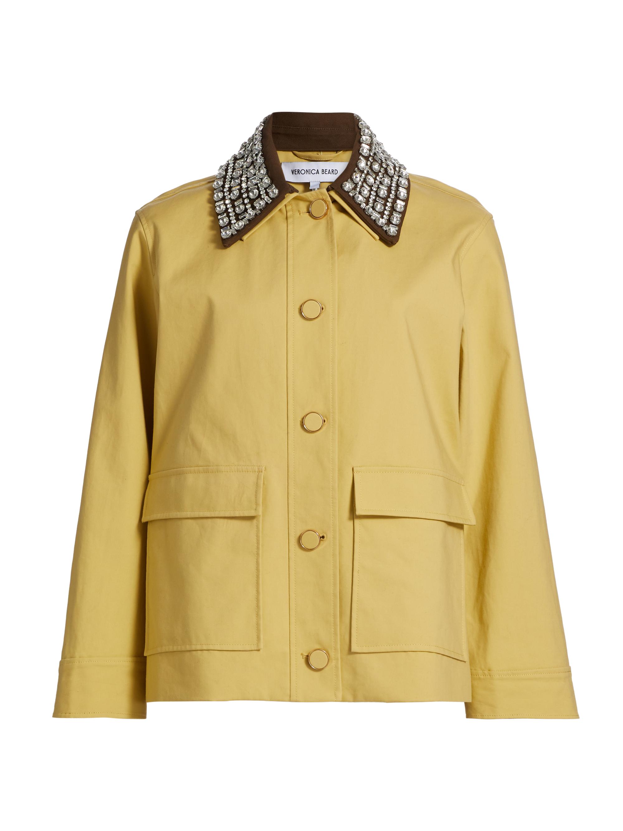 Veronica Beard Women's Arlen Embellished Dickey Coat - Flax