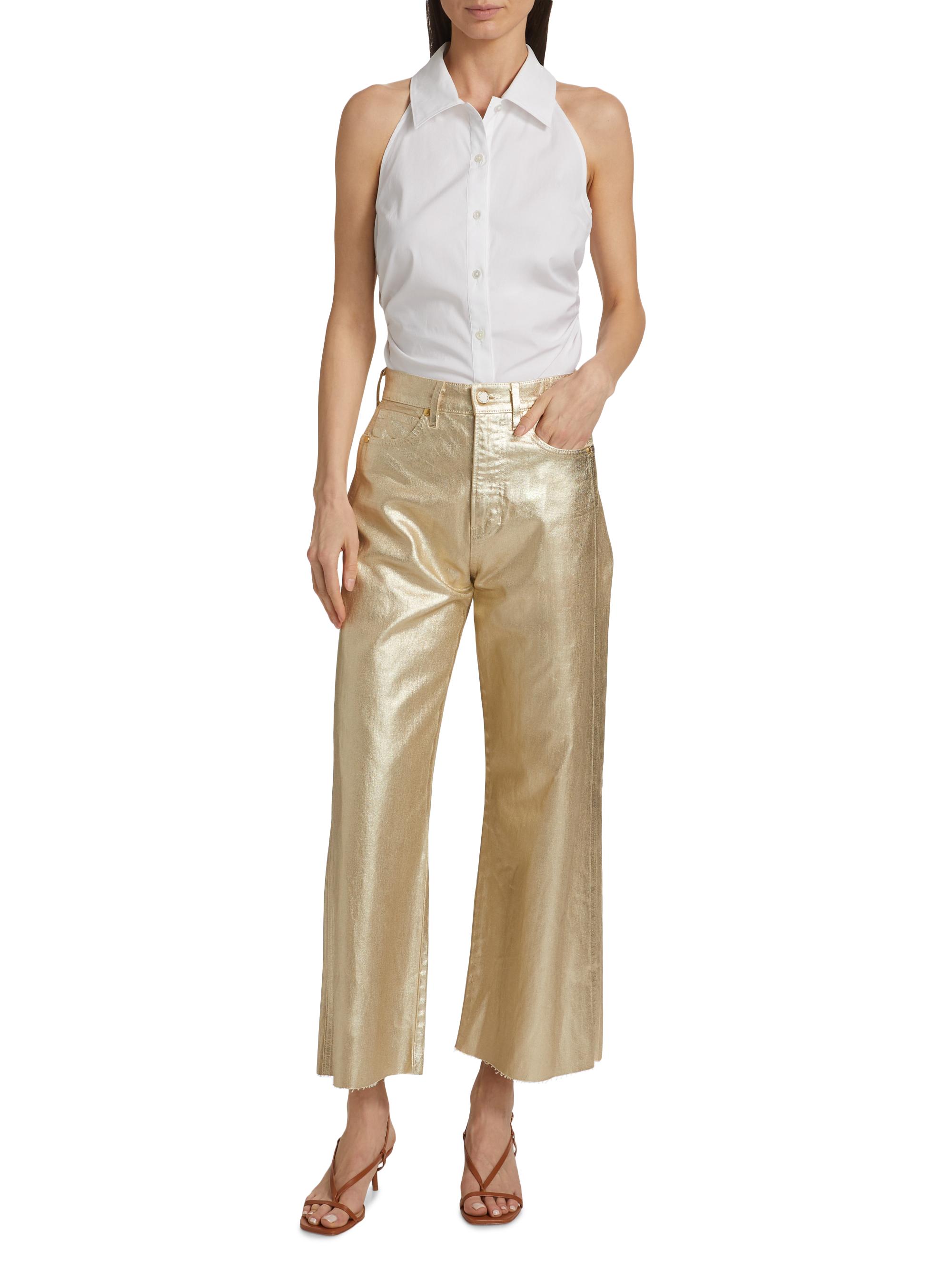 Veronica Beard Women's Regina Sleeveless Button-Up Shirt - White | Thumbnail 2