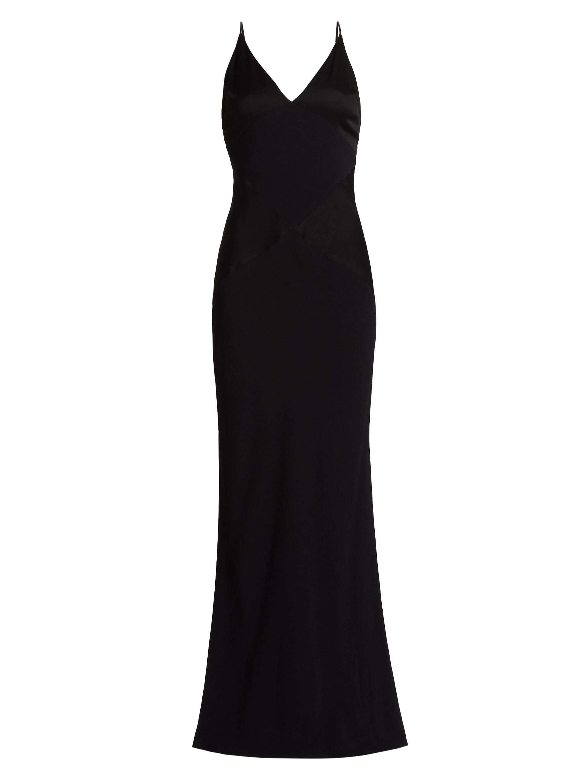 Veronica Beard Francis Plunging V-Neck Maxi Slipdress | Saks Fifth Avenue