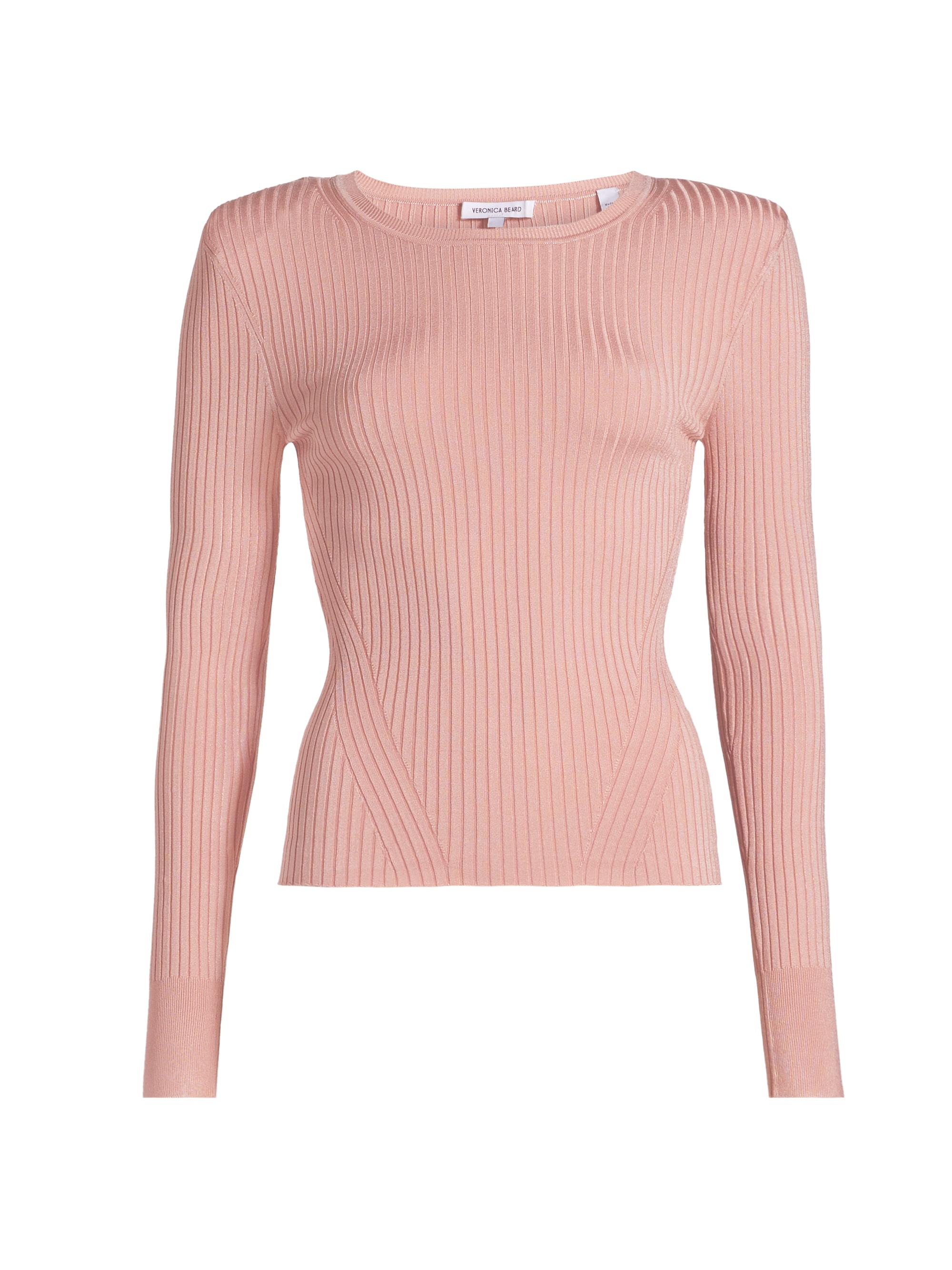 Veronica Beard Women's Acara Knit Long-Sleeve Top - Pink Clay
