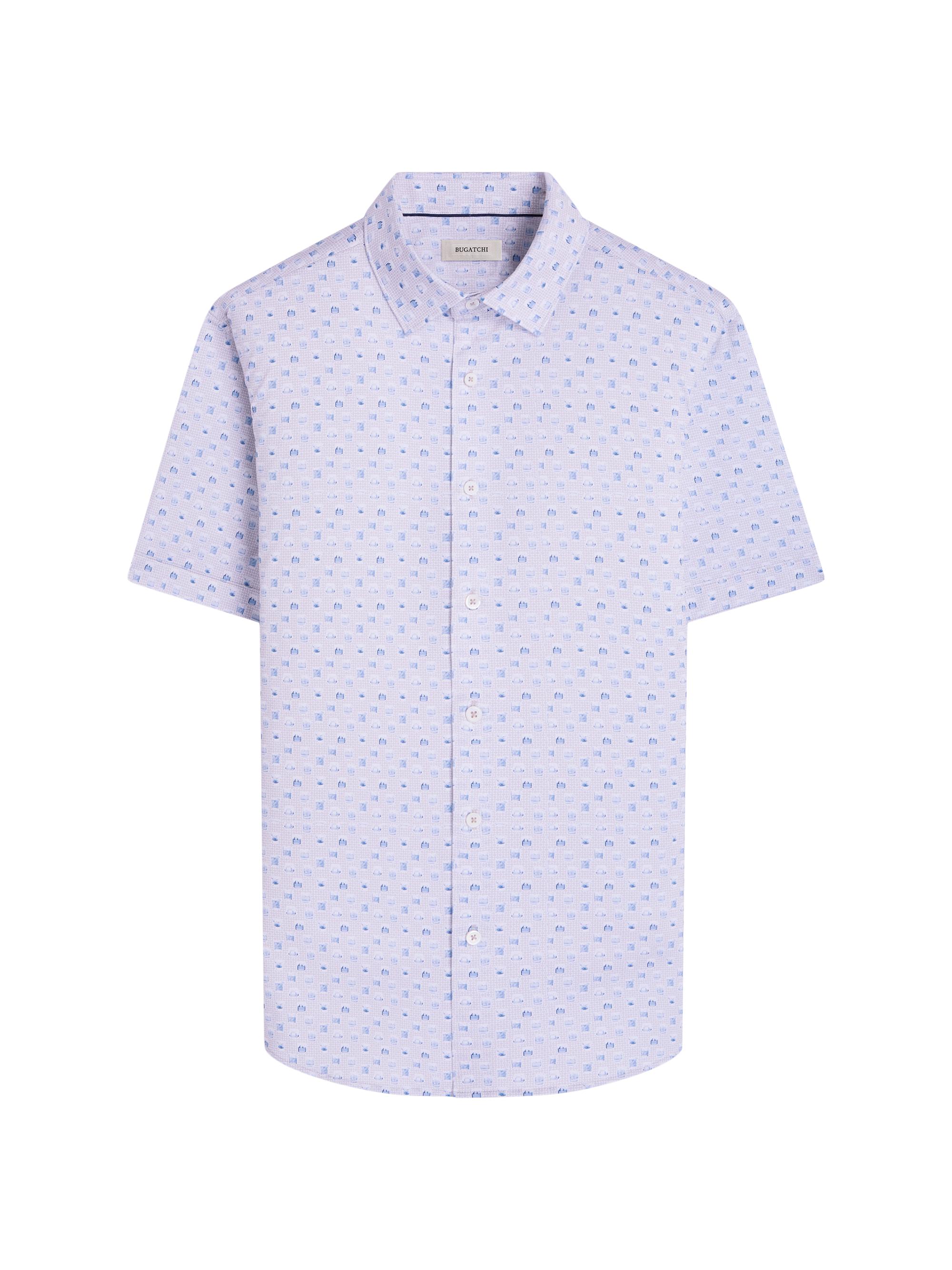 Bugatchi Men's Ooohcotton Miles Button-Front Shirt - Sand