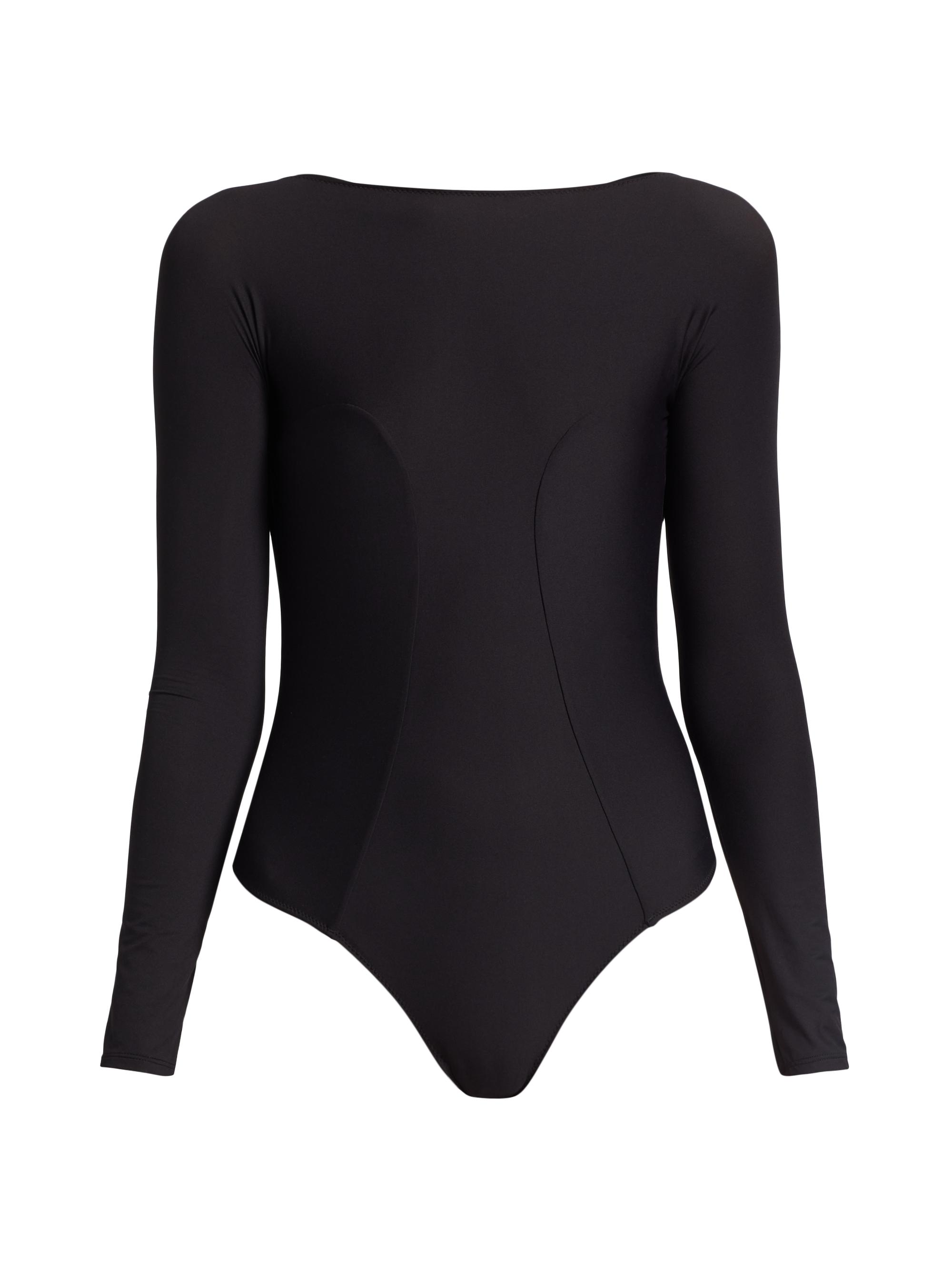Kiki de Montparnasse Women's Echauffe Backless Bodysuit - Black