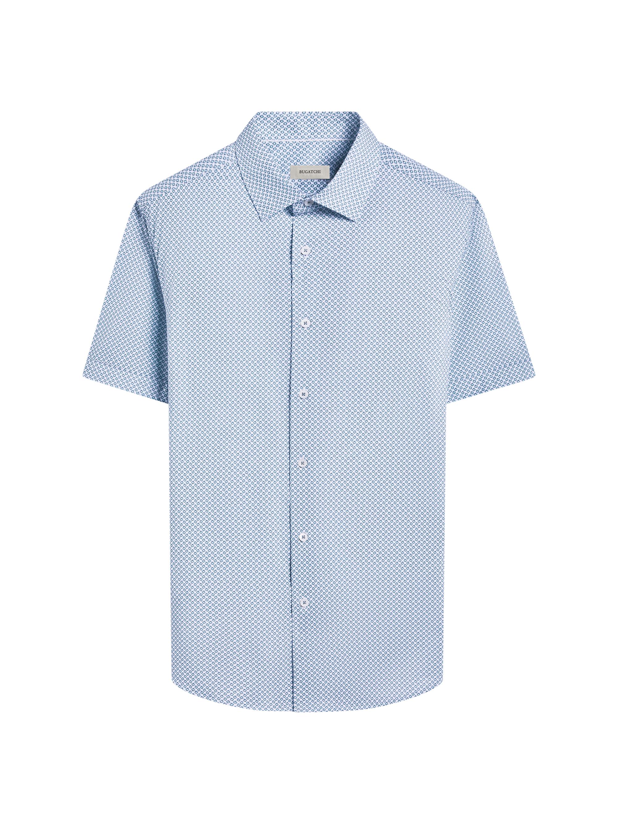 Bugatchi Men's Ooohcotton Miles Button-Front Shirt - Mint