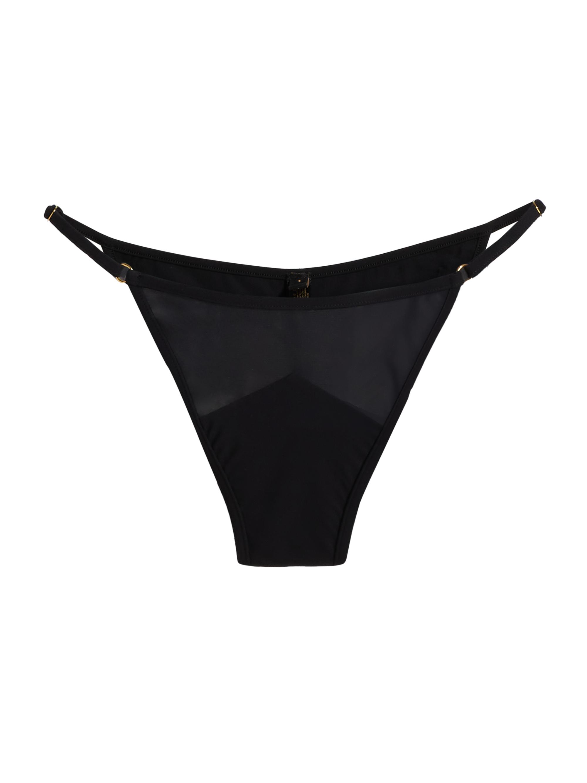Kiki de Montparnasse Women's Peep Show Bikini Bottom - Black