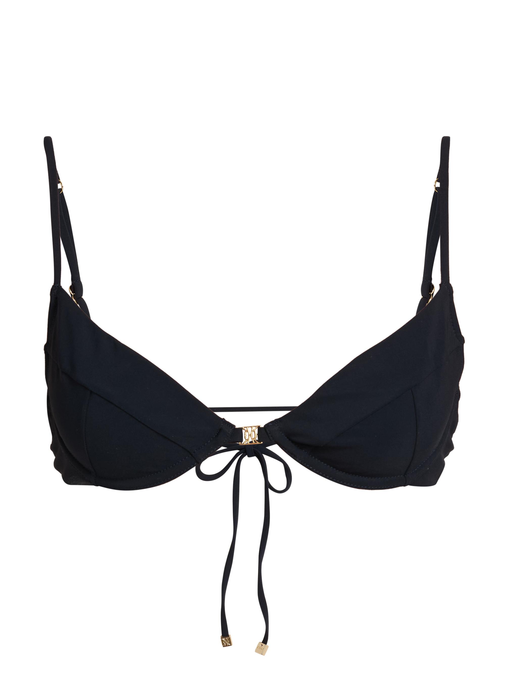 Kiki de Montparnasse Women's Self-Tie Demi Bikini Top - French Navy
