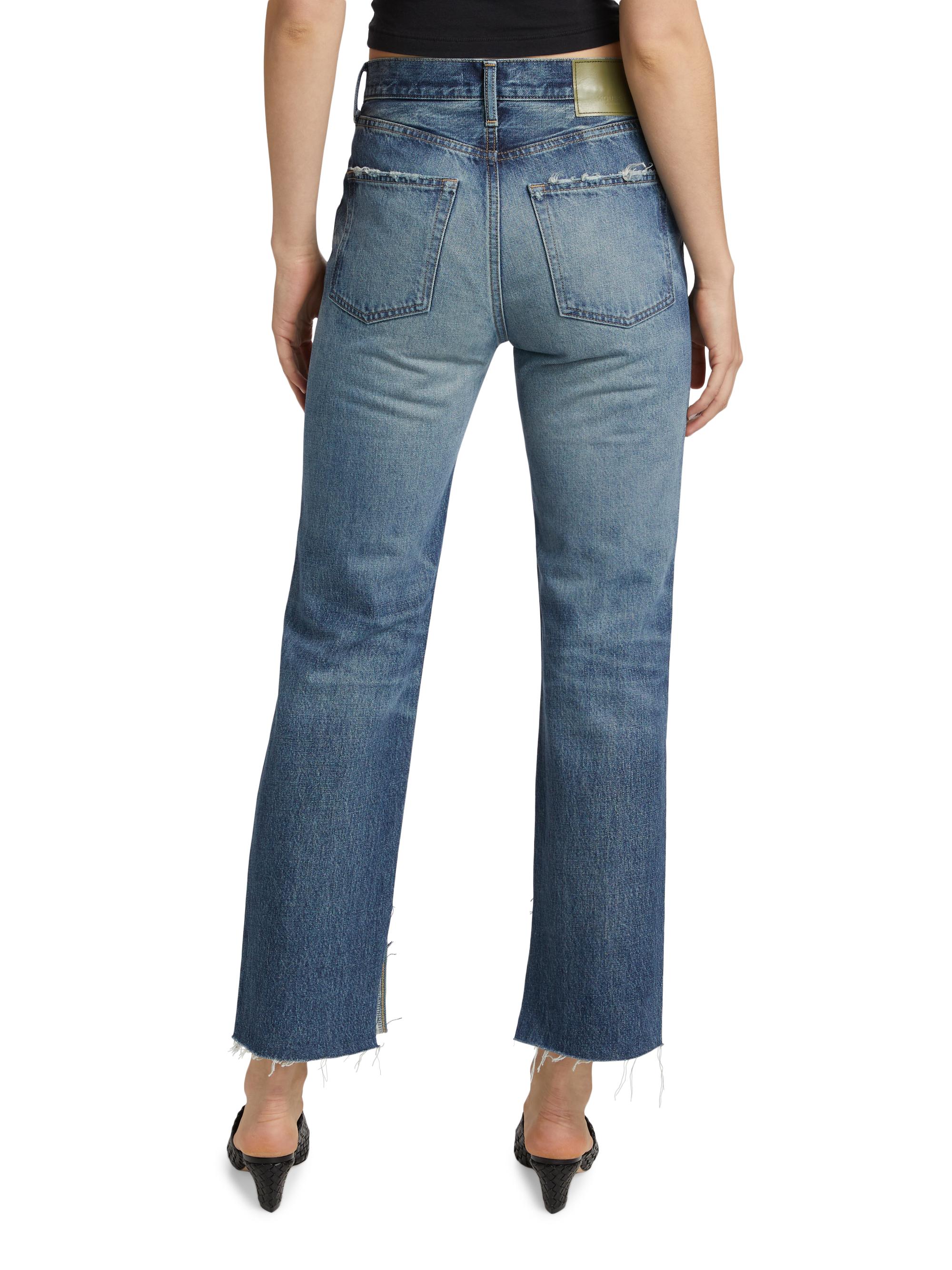 Moussy Vintage Gleason Straight Mid-Rise Jeans | Saks Fifth