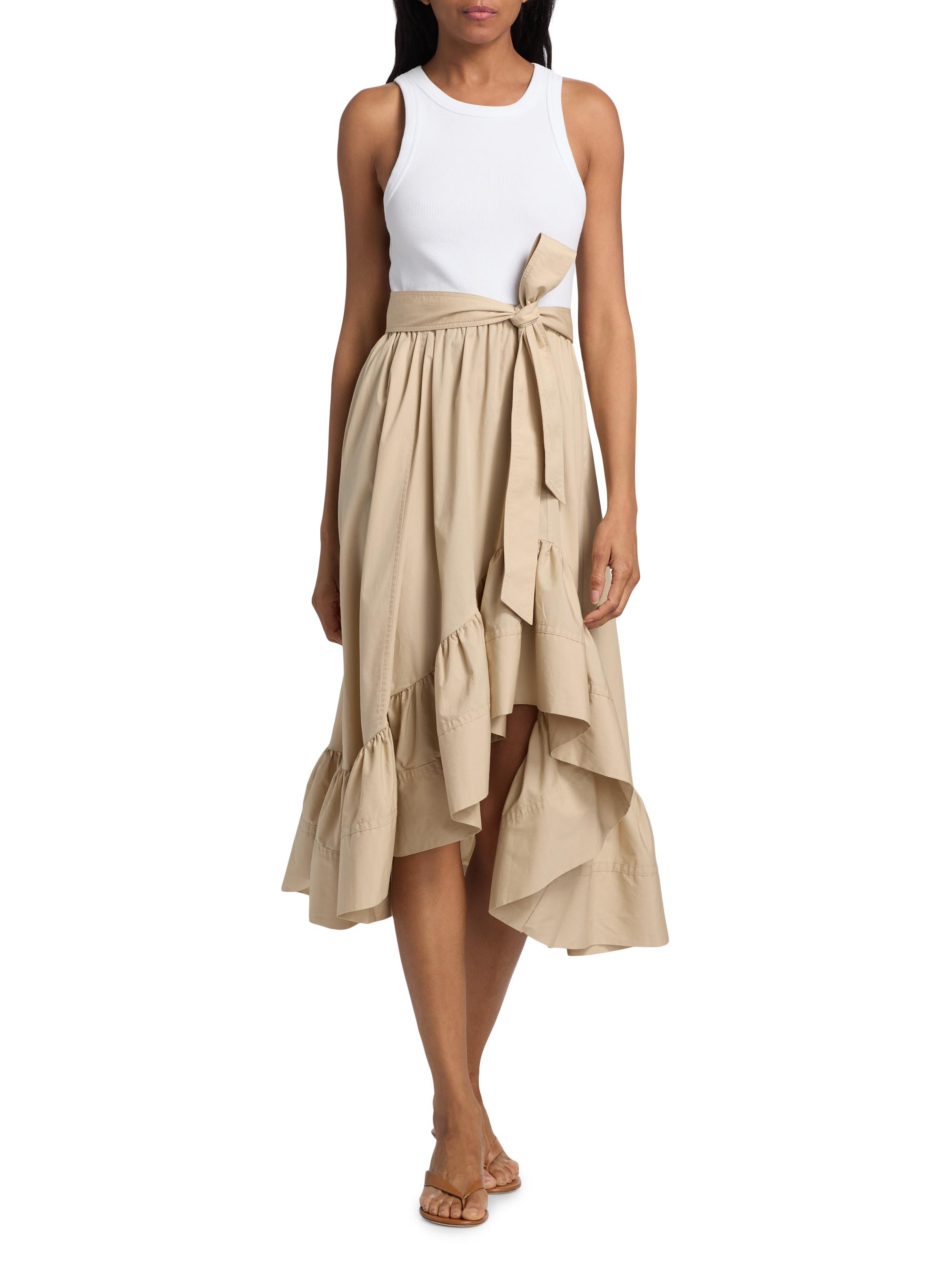 apolina2022ss stevie ワンピース　5-7y Cinq à Sept Zayla Split Midi-Dress | Saks Fifth Avenue