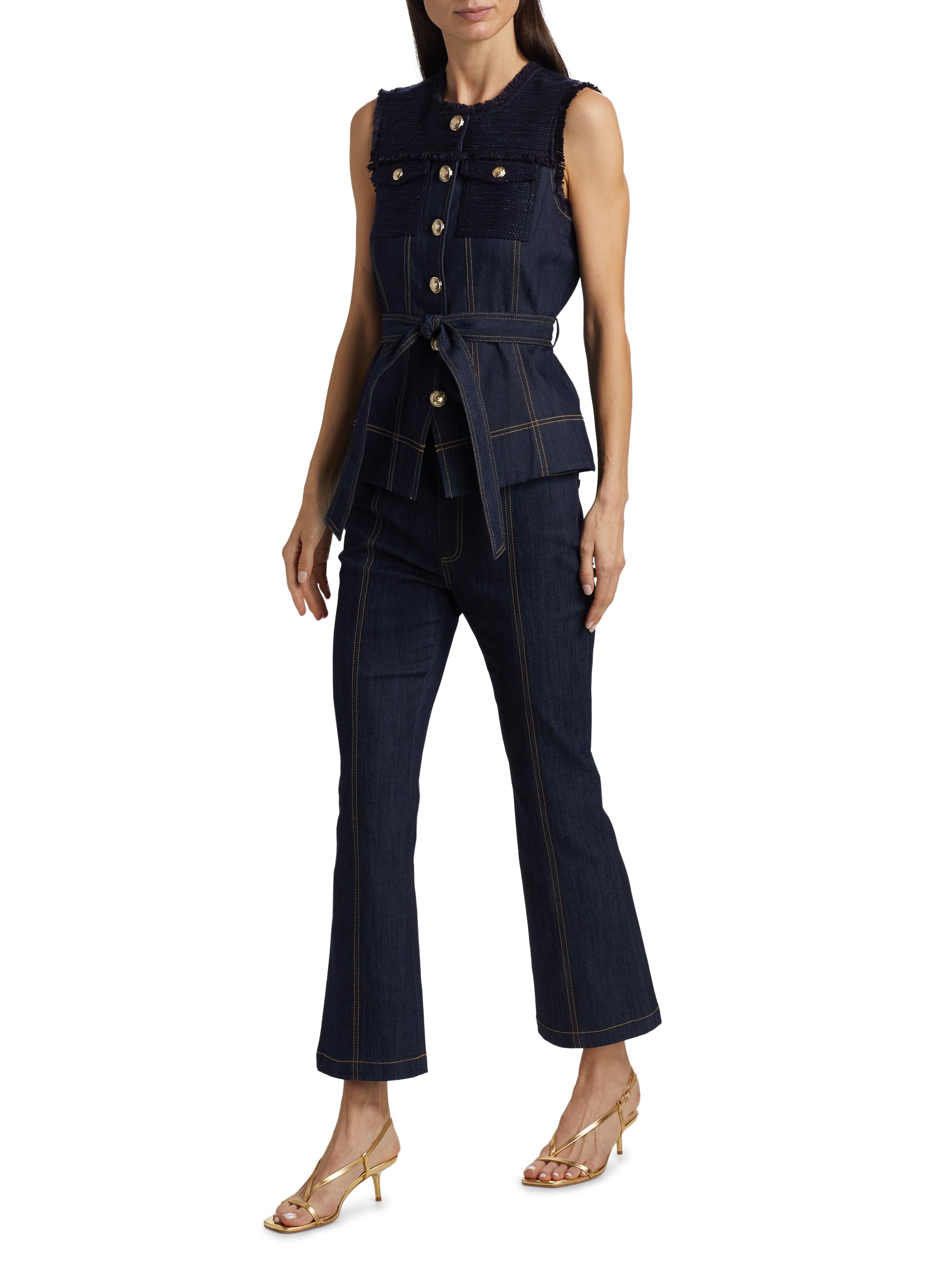 Cinq à Sept Reenee Braided Tweed Vest | Saks Fifth Avenue