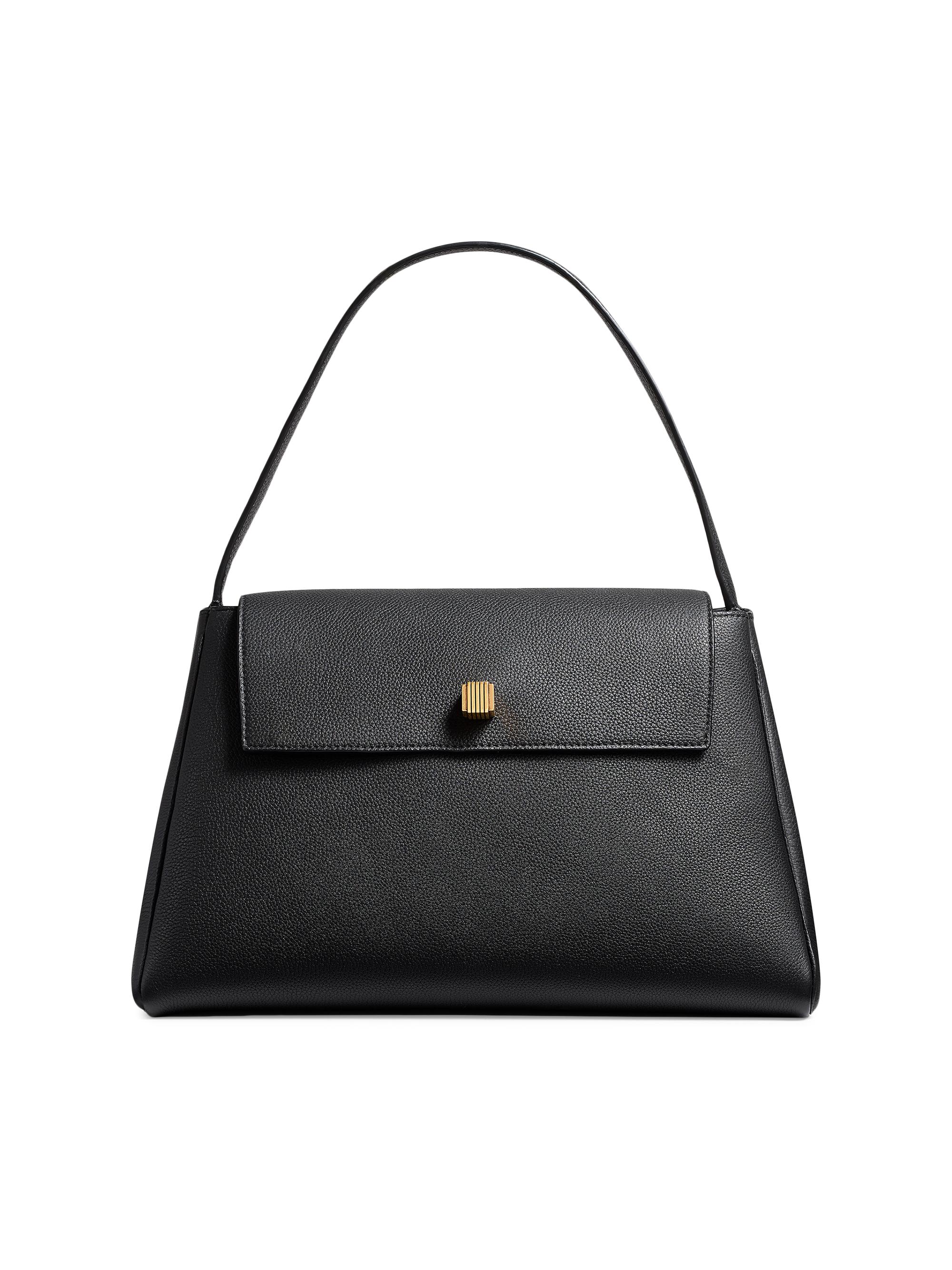 Khaite Women's Audrey Leather Shoulder Bag - Black