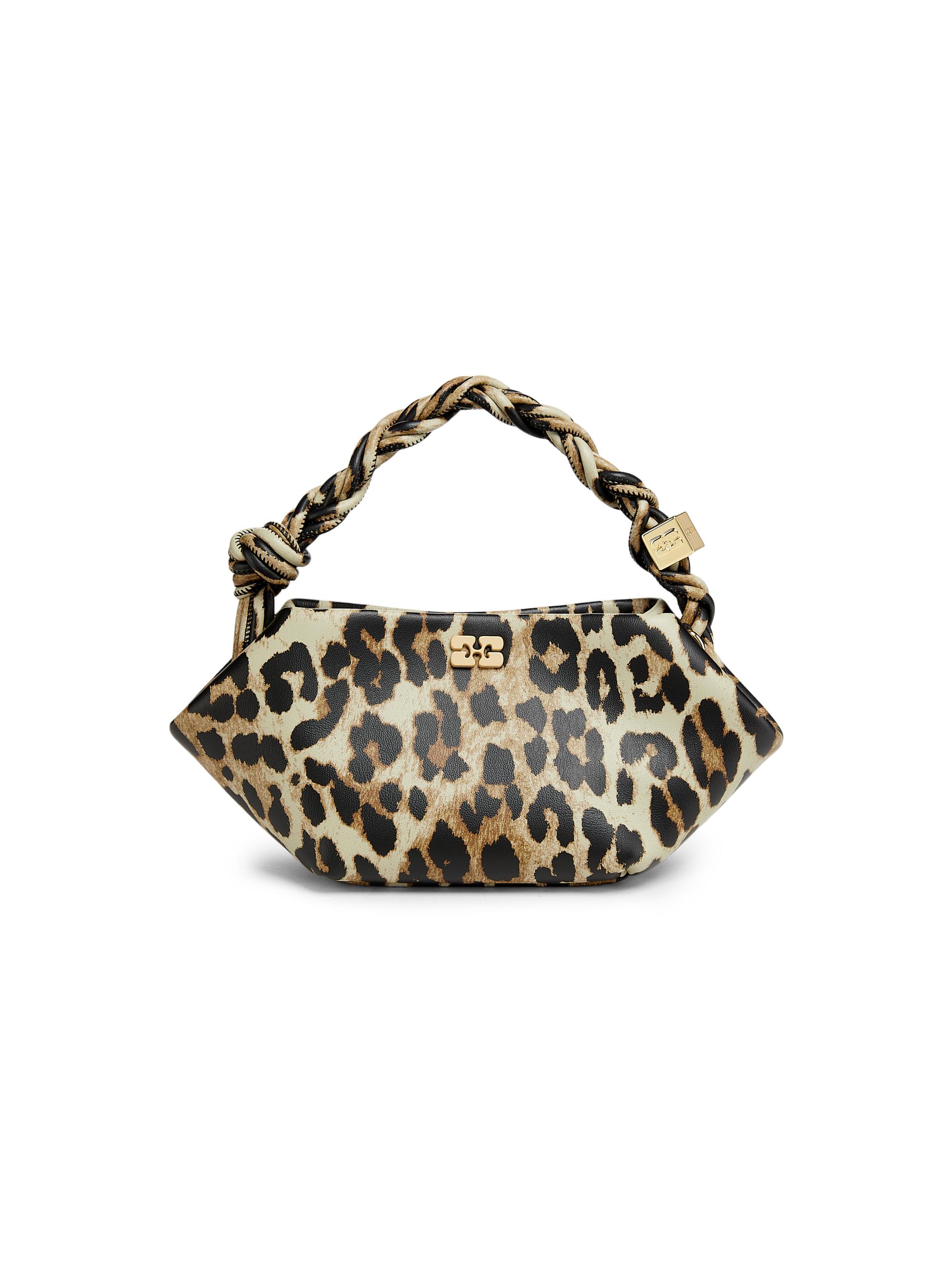 Ganni Women's Bou Mini Leopard-Print Bag - Leopard