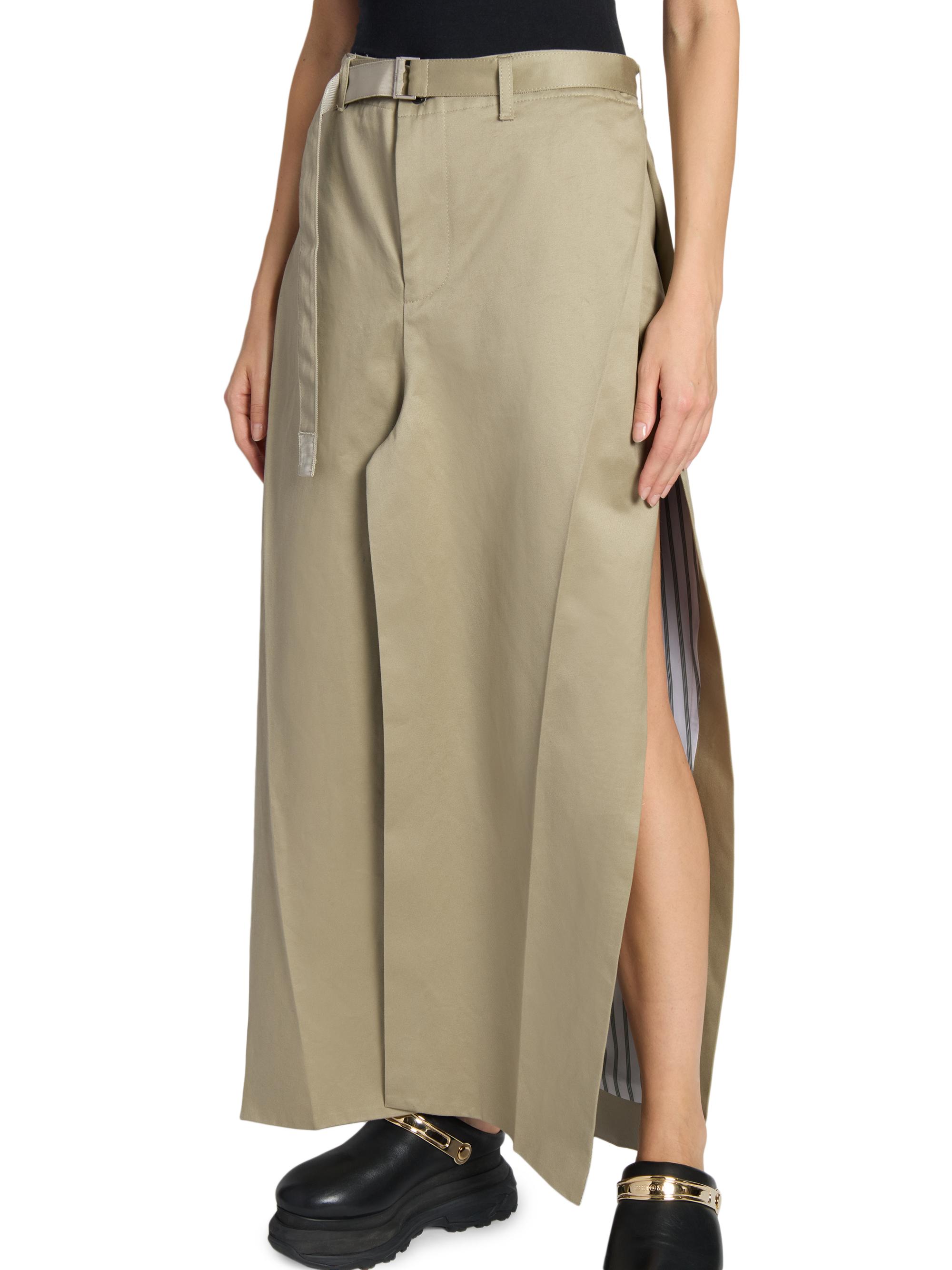 Sacai Cotton Chino Skirt | Saks Fifth Avenue
