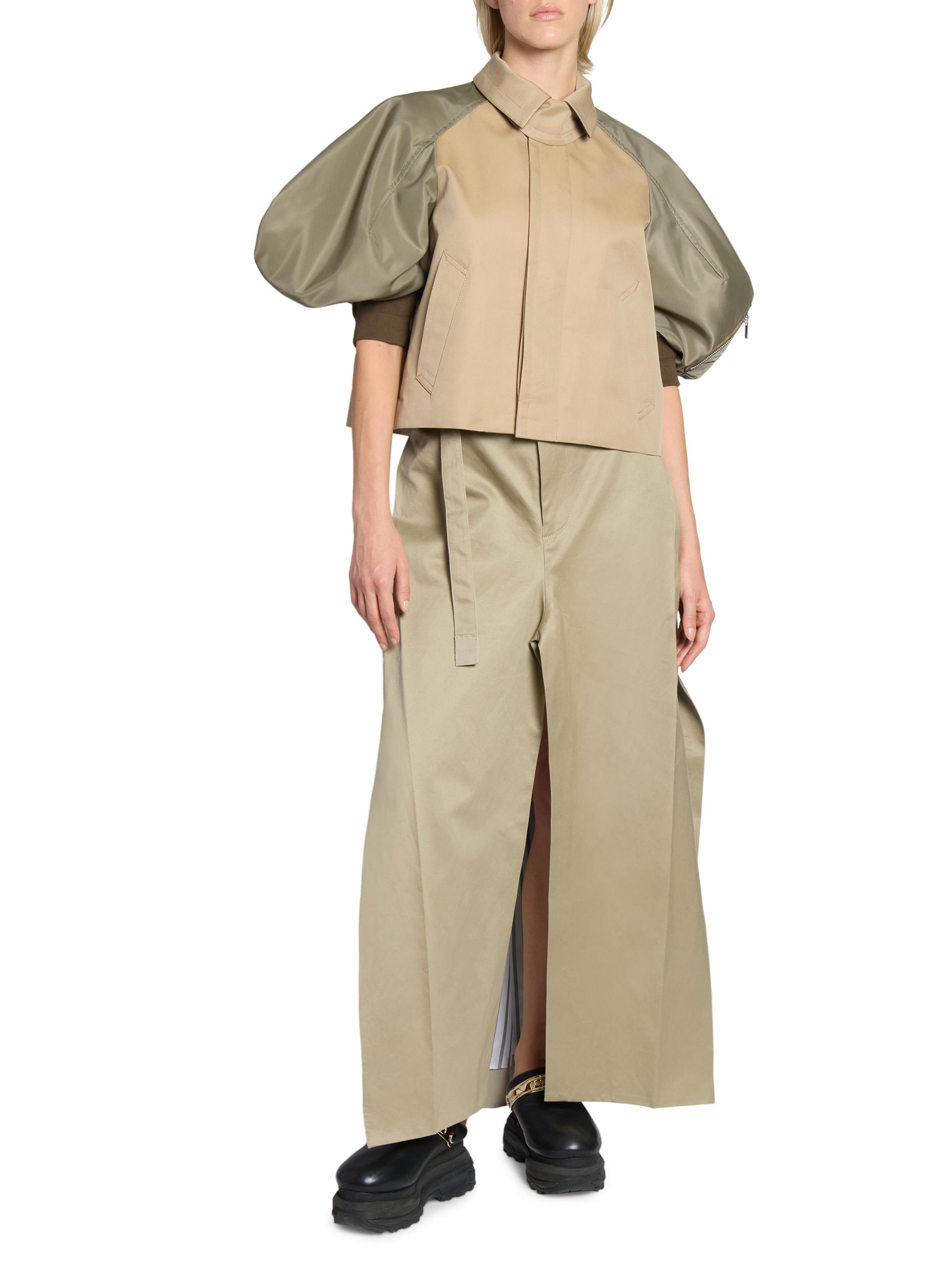 Sacai Cotton Chino Skirt | Saks Fifth Avenue