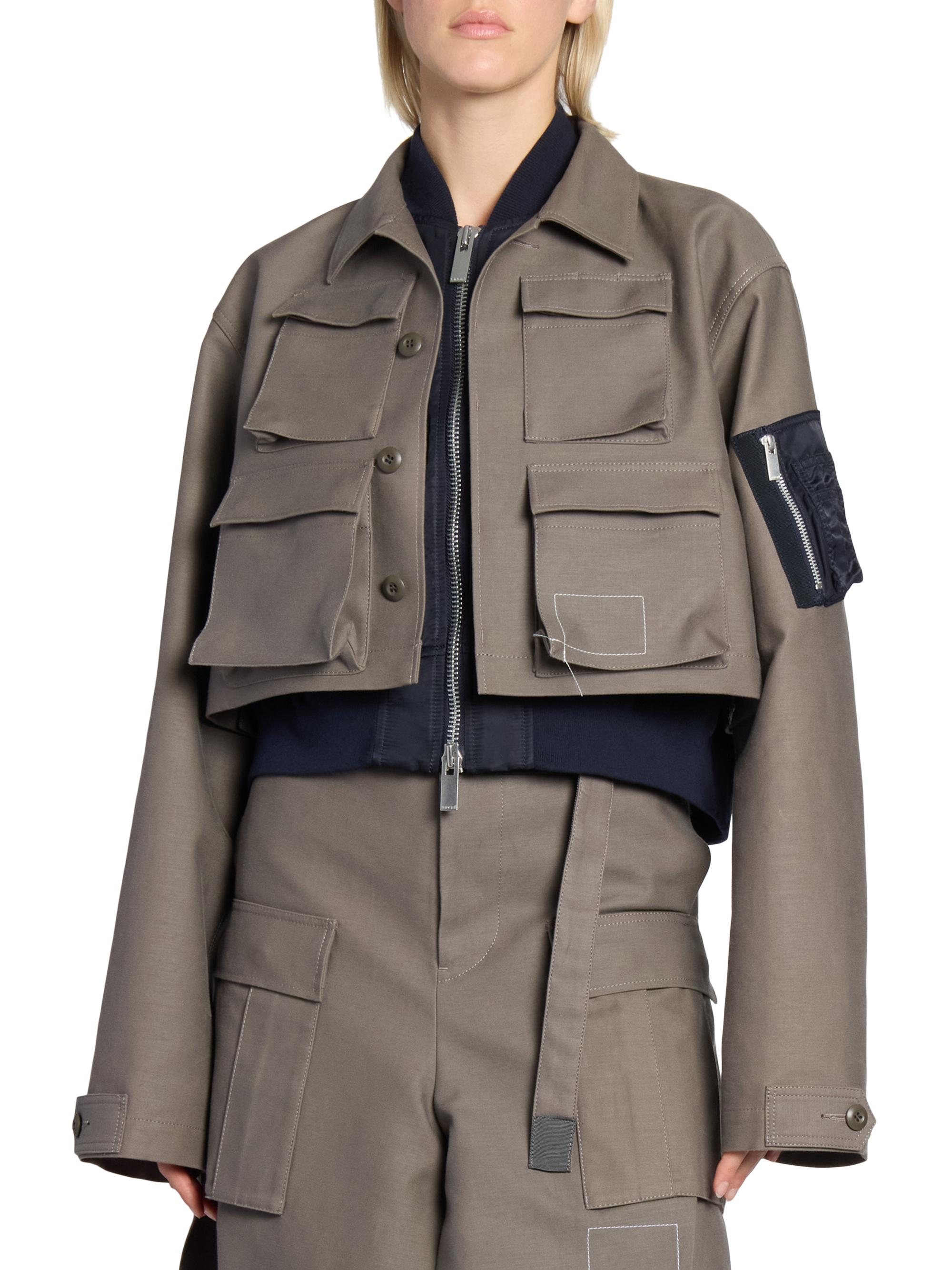 Sacai Wtaps Layered Utilitarian Jacket | Saks Fifth Avenue