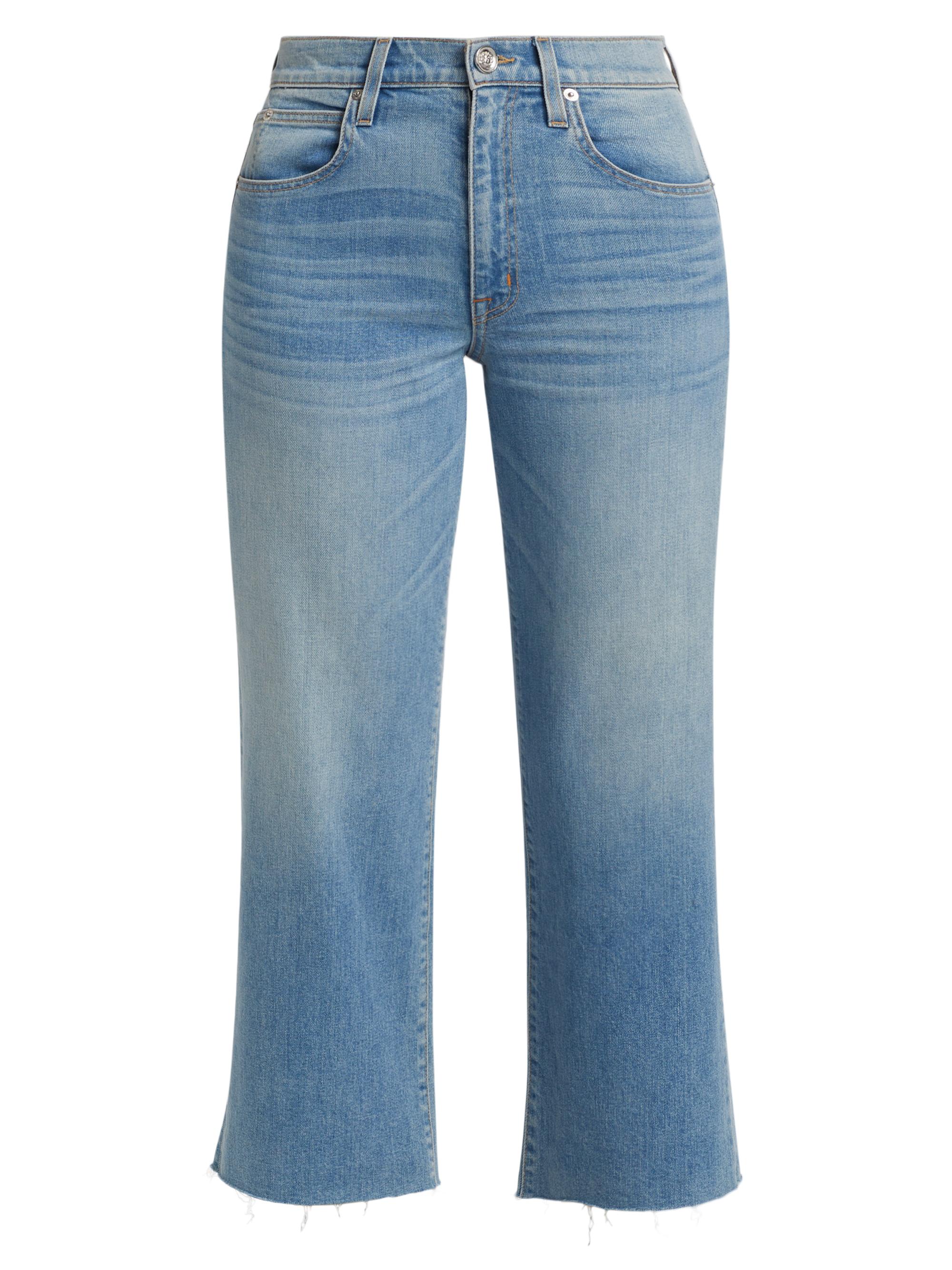 SLVRLAKE Women's Walker Crop High-Rise Jeans - California Dream