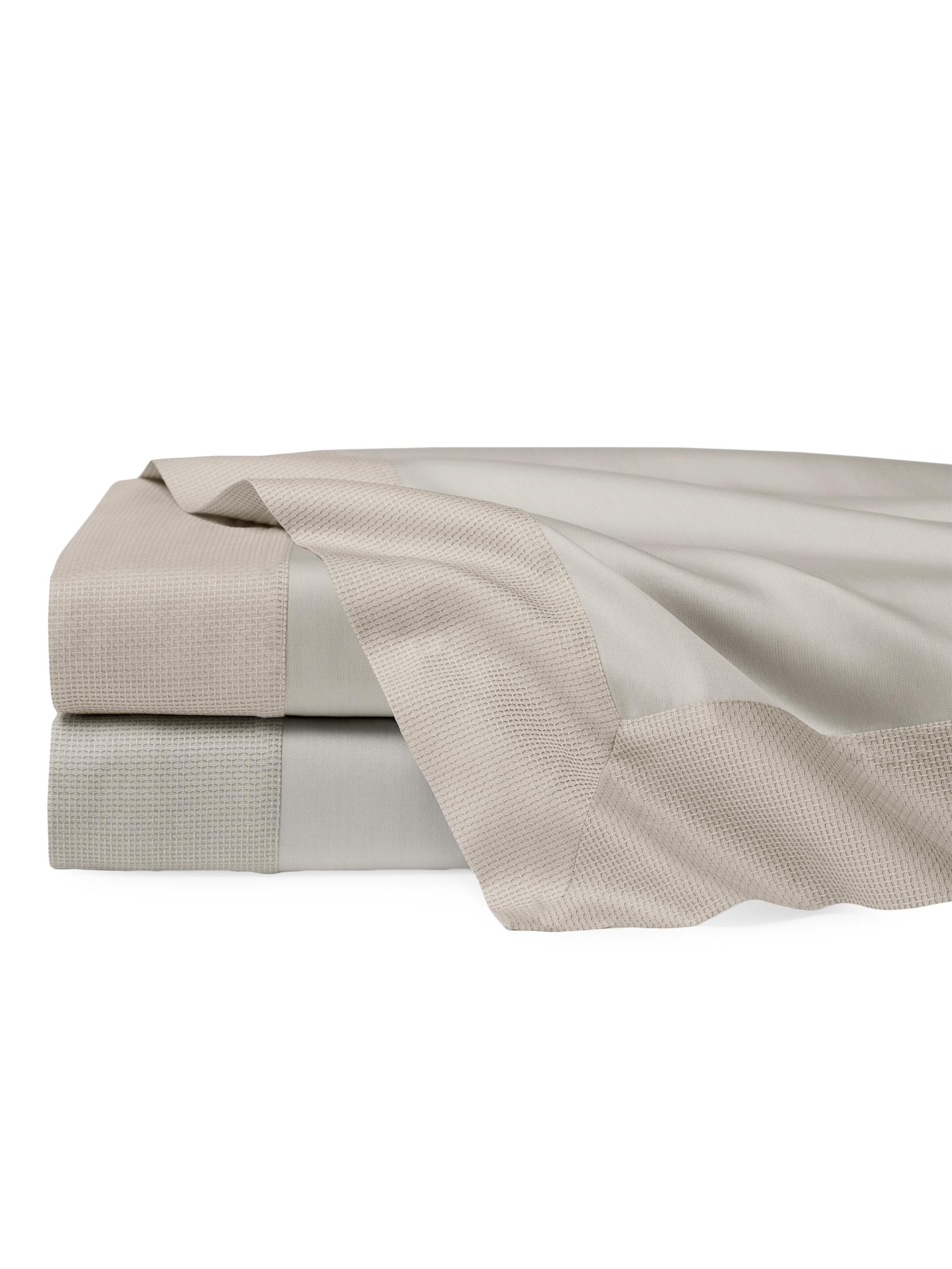Sferra Carlotta Sheets & Pillowcases Collection - Grey Queen