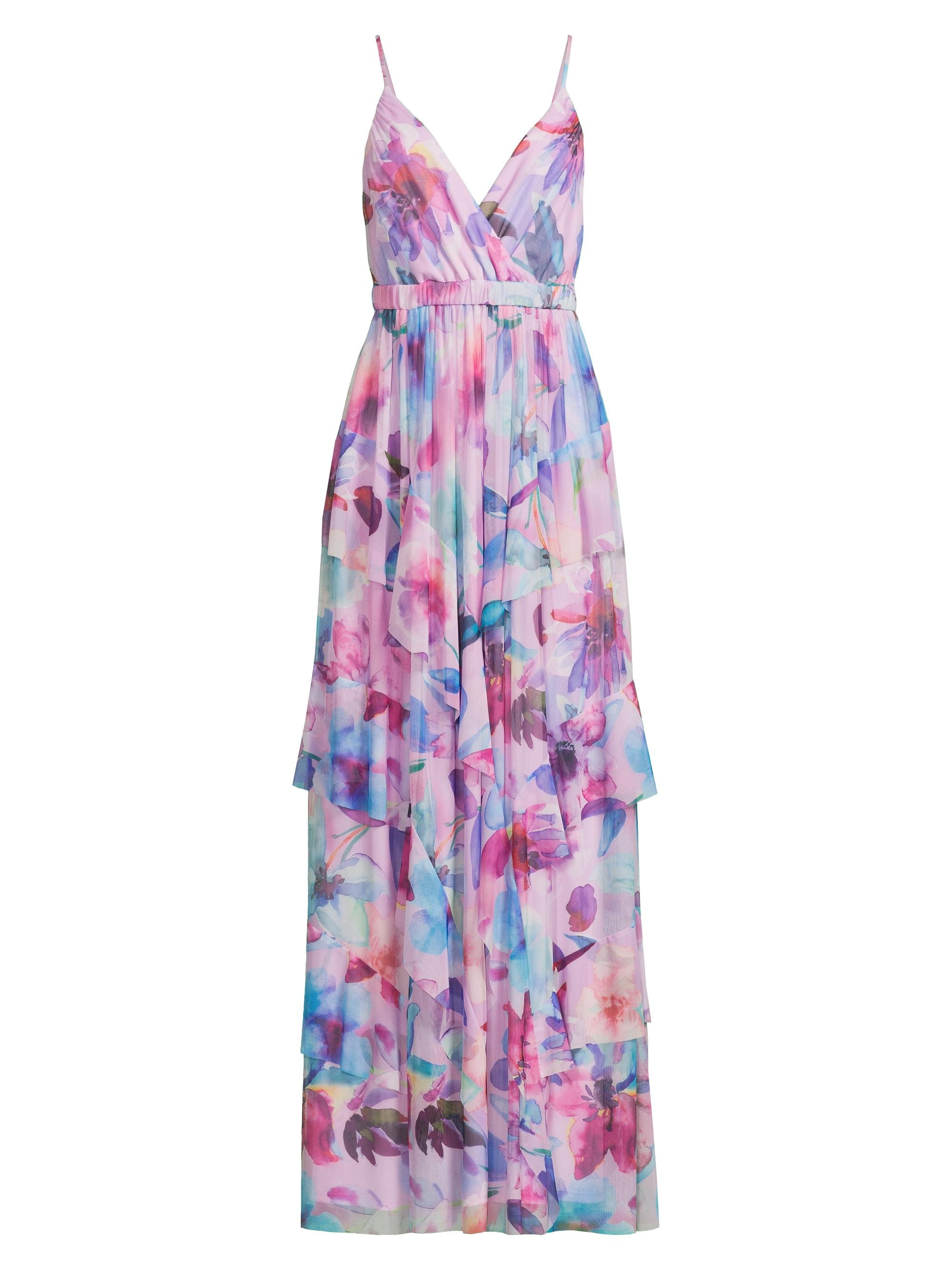 L'AGENCE Sachi Shell-Print Maxi Dress | Saks Fifth Avenue
