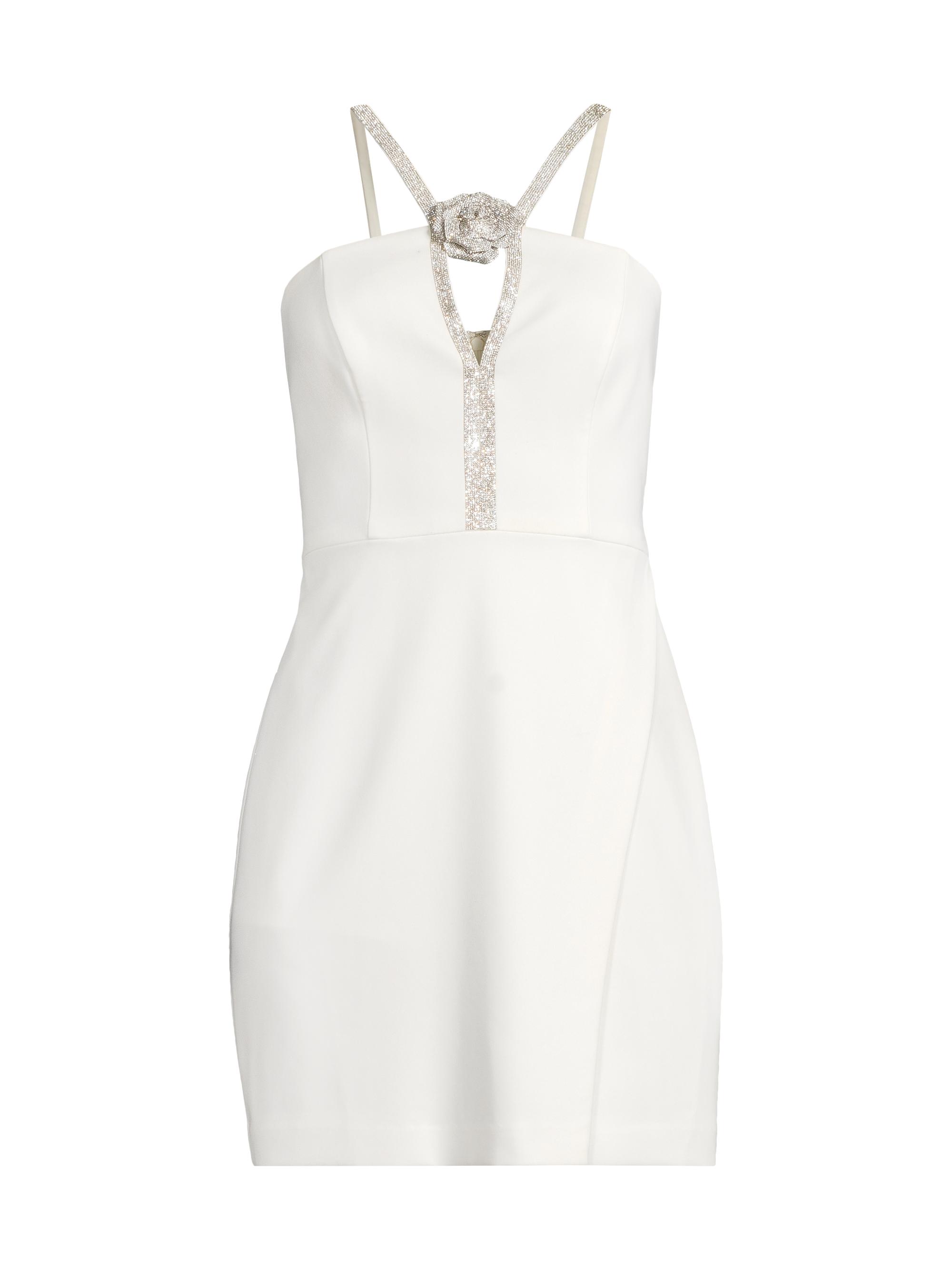 Liv Foster Women's Crystal-Embellished Cut-Out Stretch Crepe Minidress -