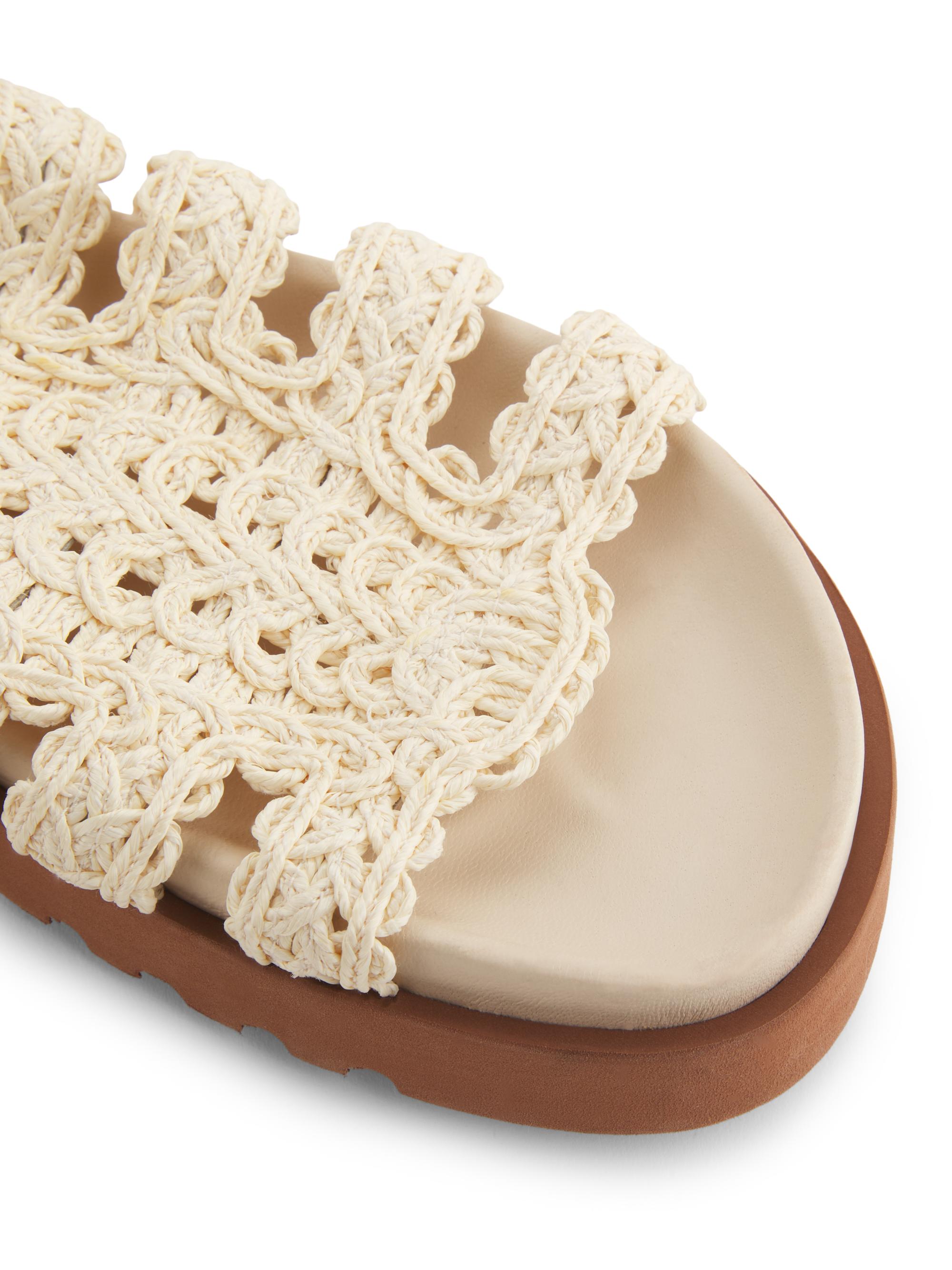 Zimmermann Goldie Crocheted Gladiator Sandals | Saks Fifth Avenue