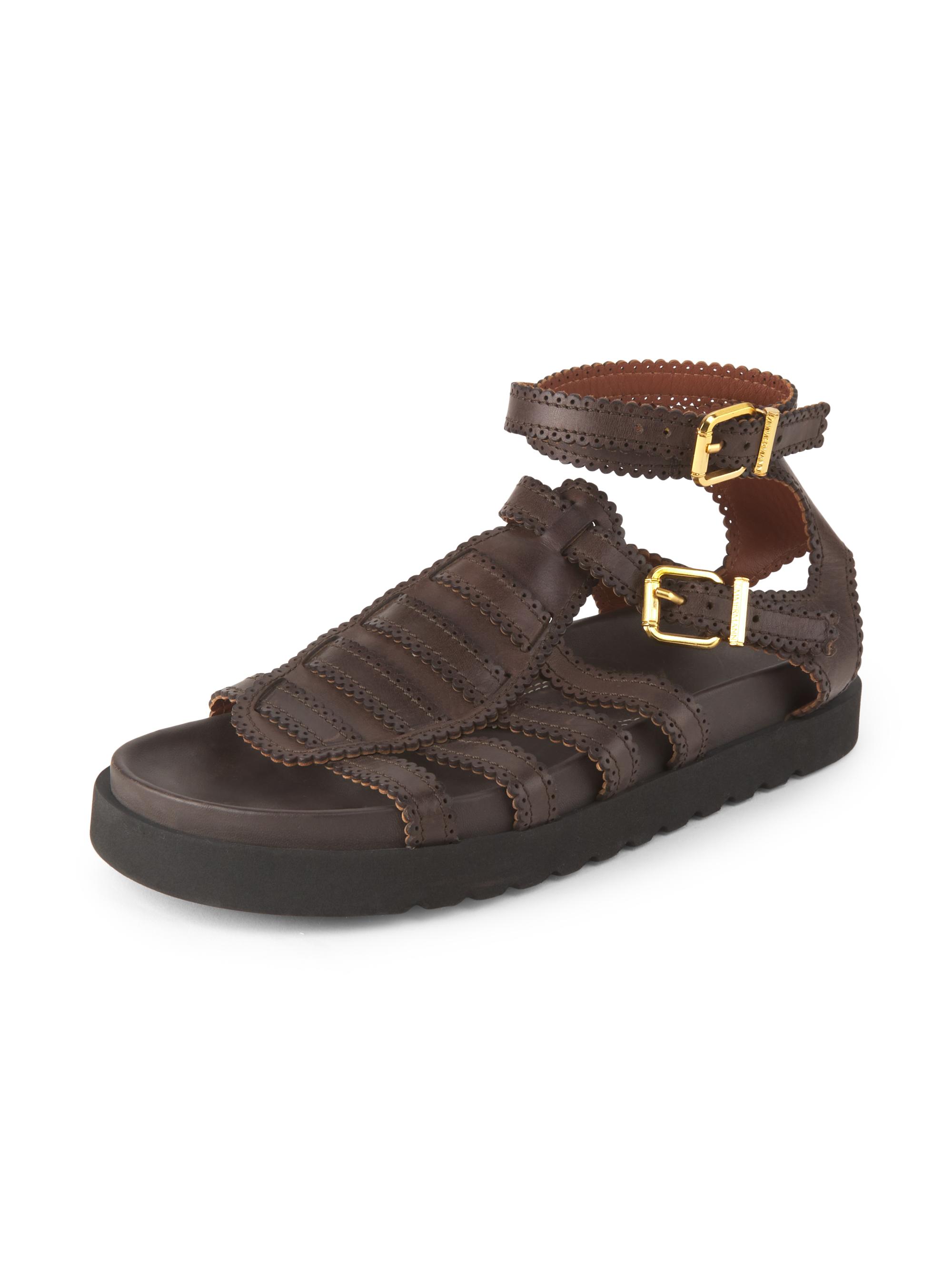 Zimmermann Goldie Leather Gladiator Sandals | Saks Fifth Avenue