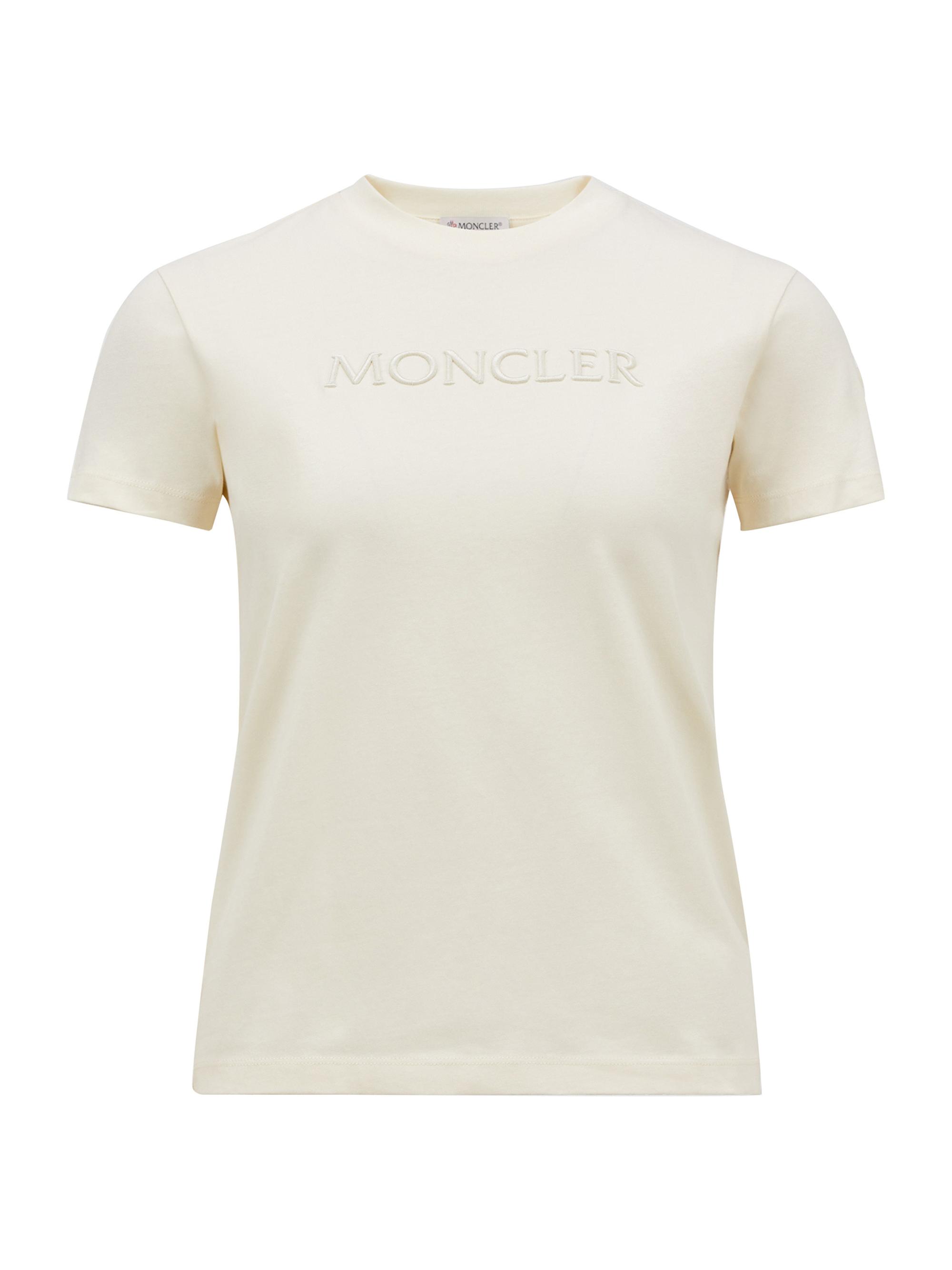 Moncler Women's Crew Neck in Cotton - Pink