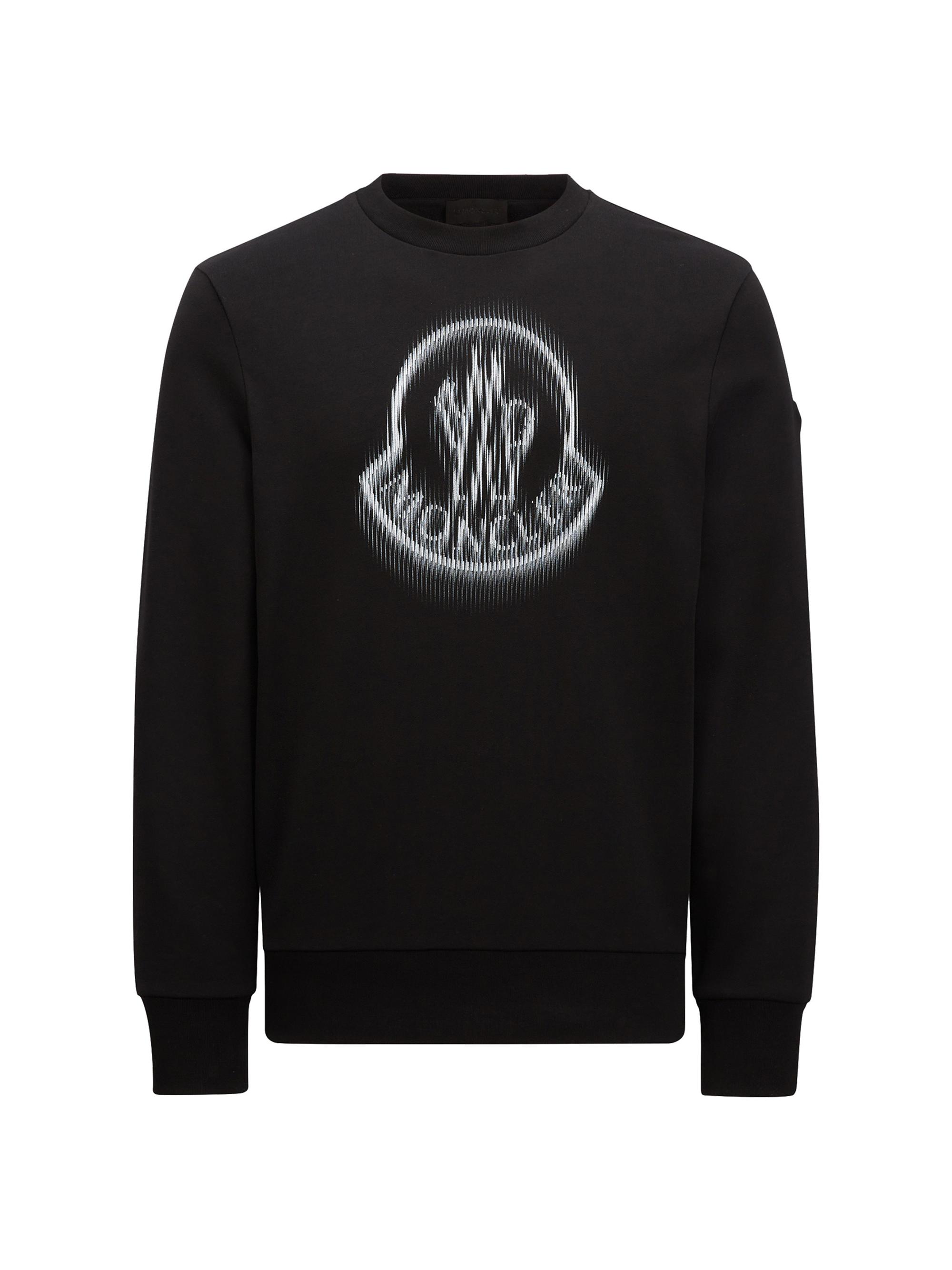 【MONCLER】 スウェット マグリア ブラック XL Moncler Sweatshirt in Cotton | Saks Fifth Avenue