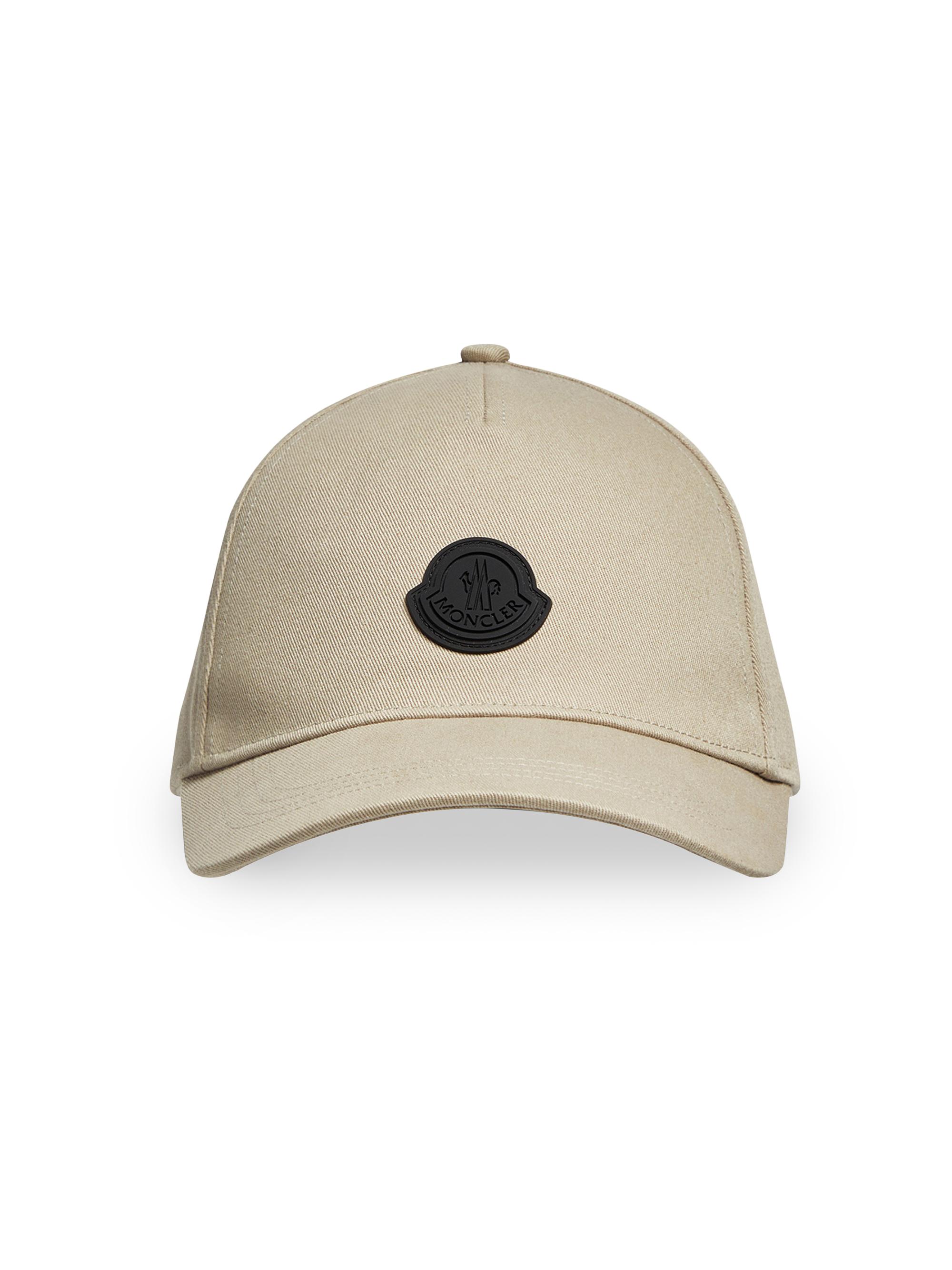Moncler Men's Hat in Cotton - Light Beige