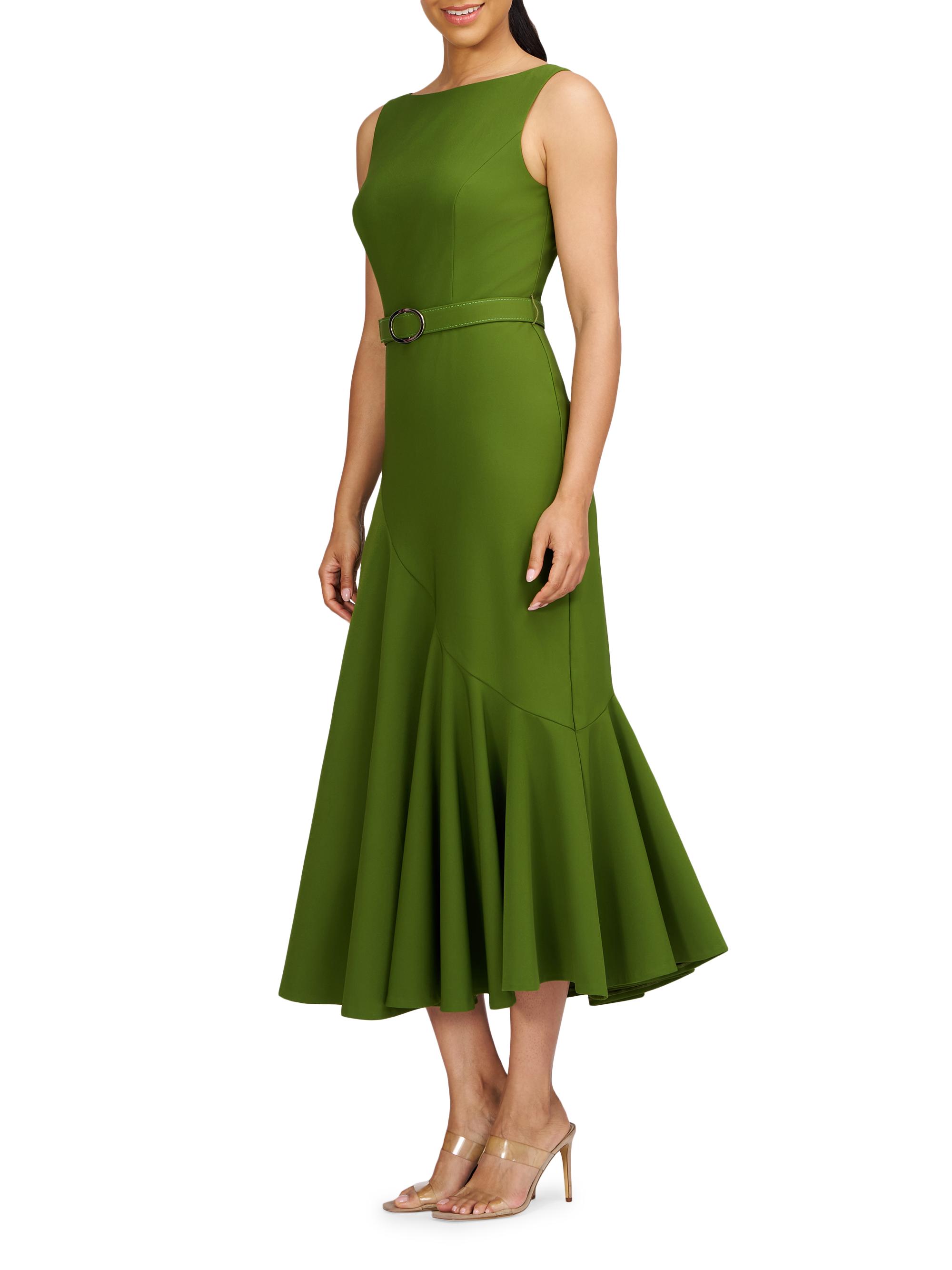 Kay Unger Gianna Stretch-Crpe Midi-Dress | Saks Fifth Avenue