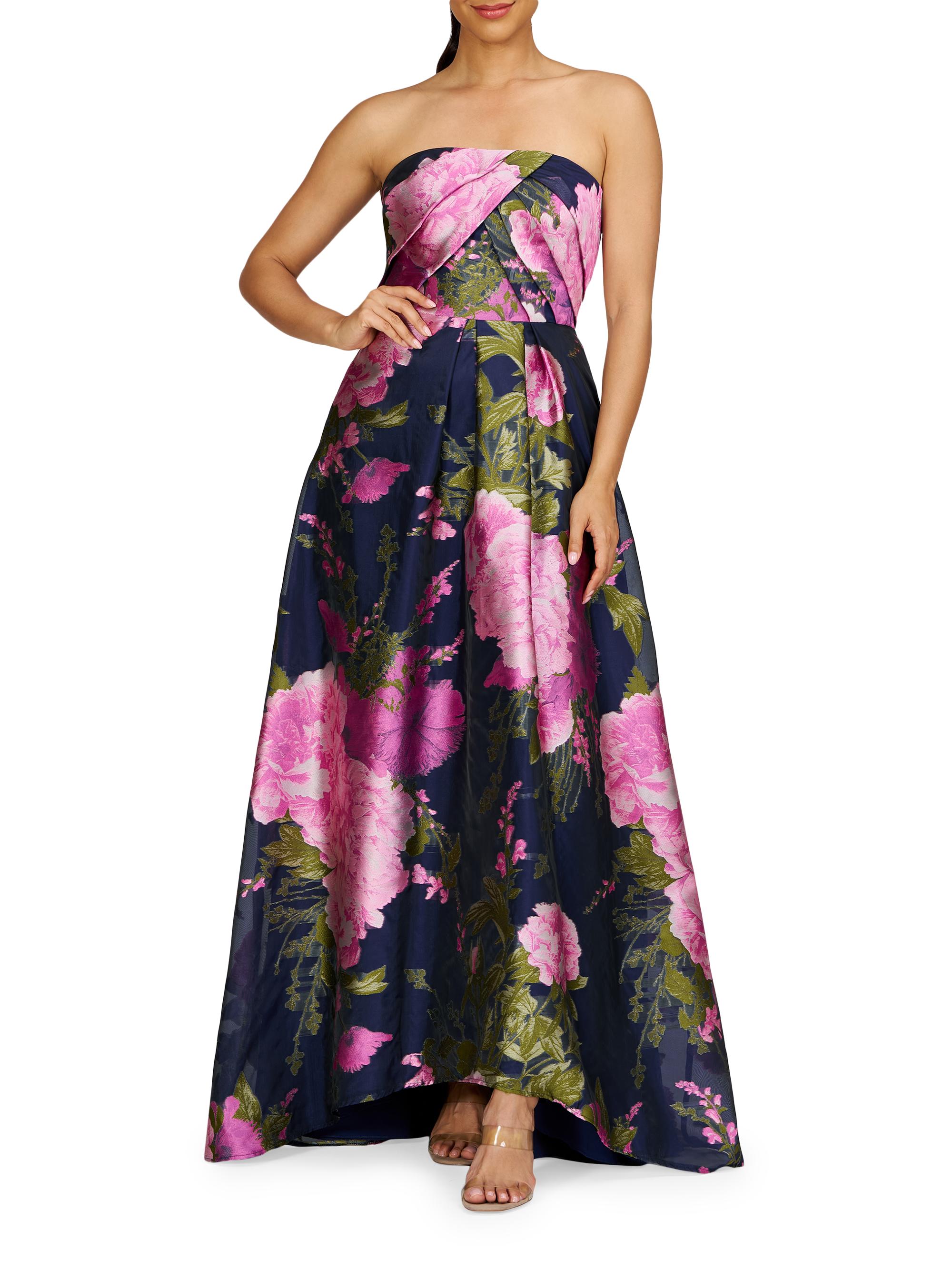 Kay Unger Holly Floral Jacquard Gown | Saks Fifth Avenue